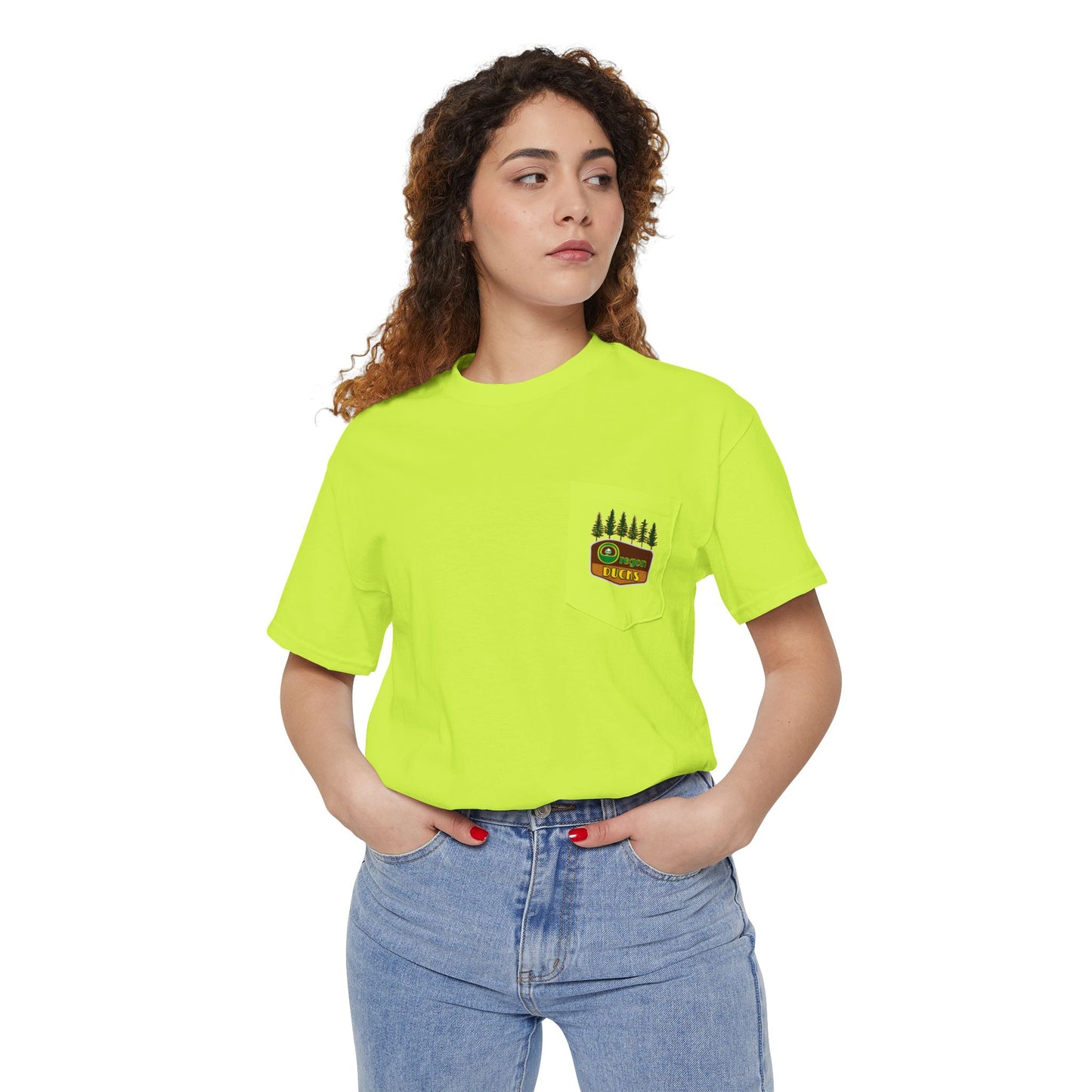 Oregon Ducks Pocket Tee – Forest Line Edition