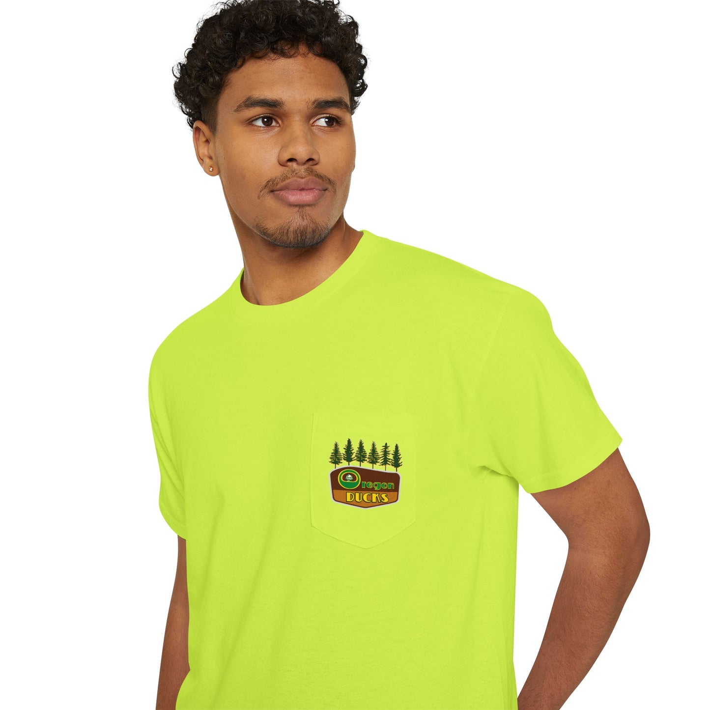 Oregon Ducks Pocket Tee – Forest Line Edition