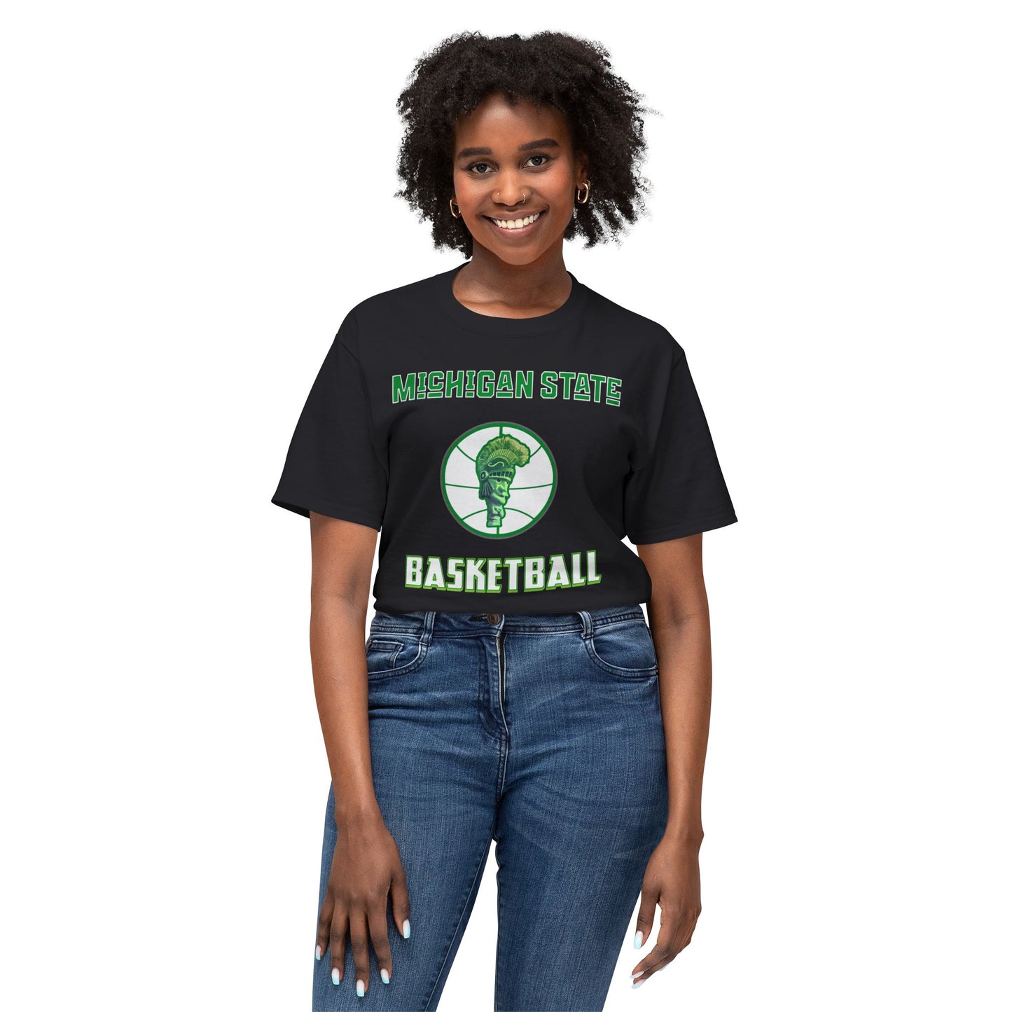 Michigan State Basketball Vintage Tee – Unisex HD Cotton Shirt | Game Day Apparel | Gift for Fans & Athletes