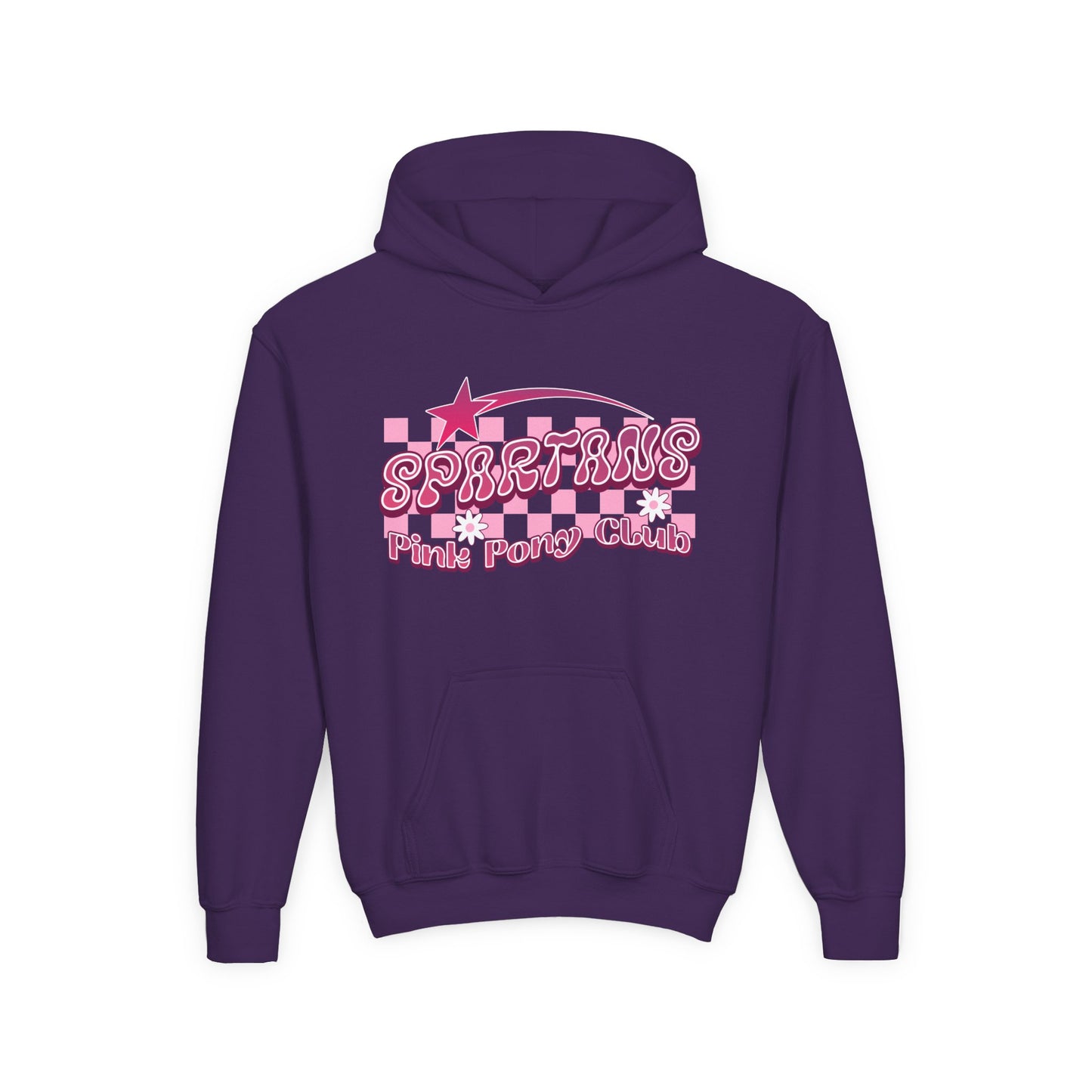 Spartans Pink Pony Club Youth Hoodie
