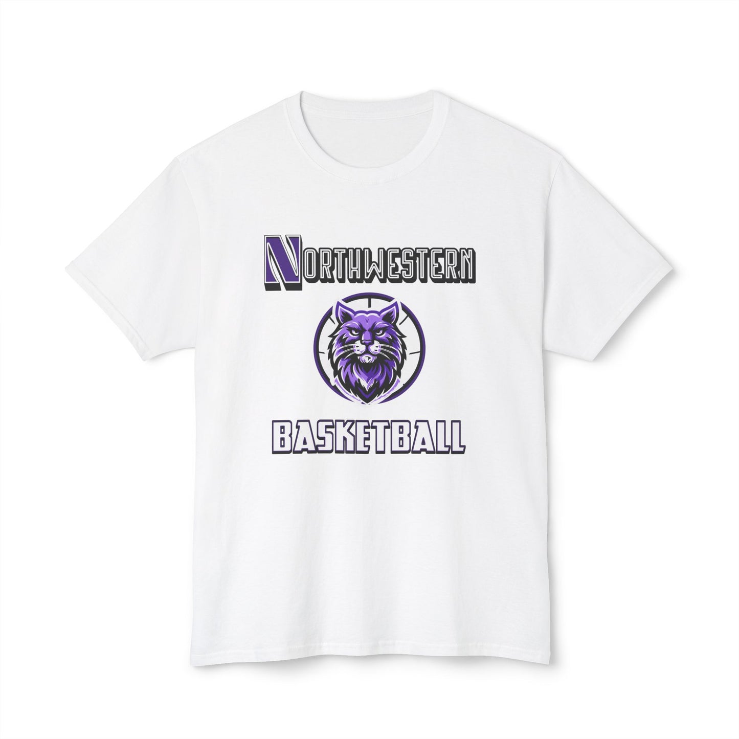Northwestern Basketball Vintage Tee – Unisex HD Cotton Shirt | Game Day Apparel | Gift for Fans & Athletes