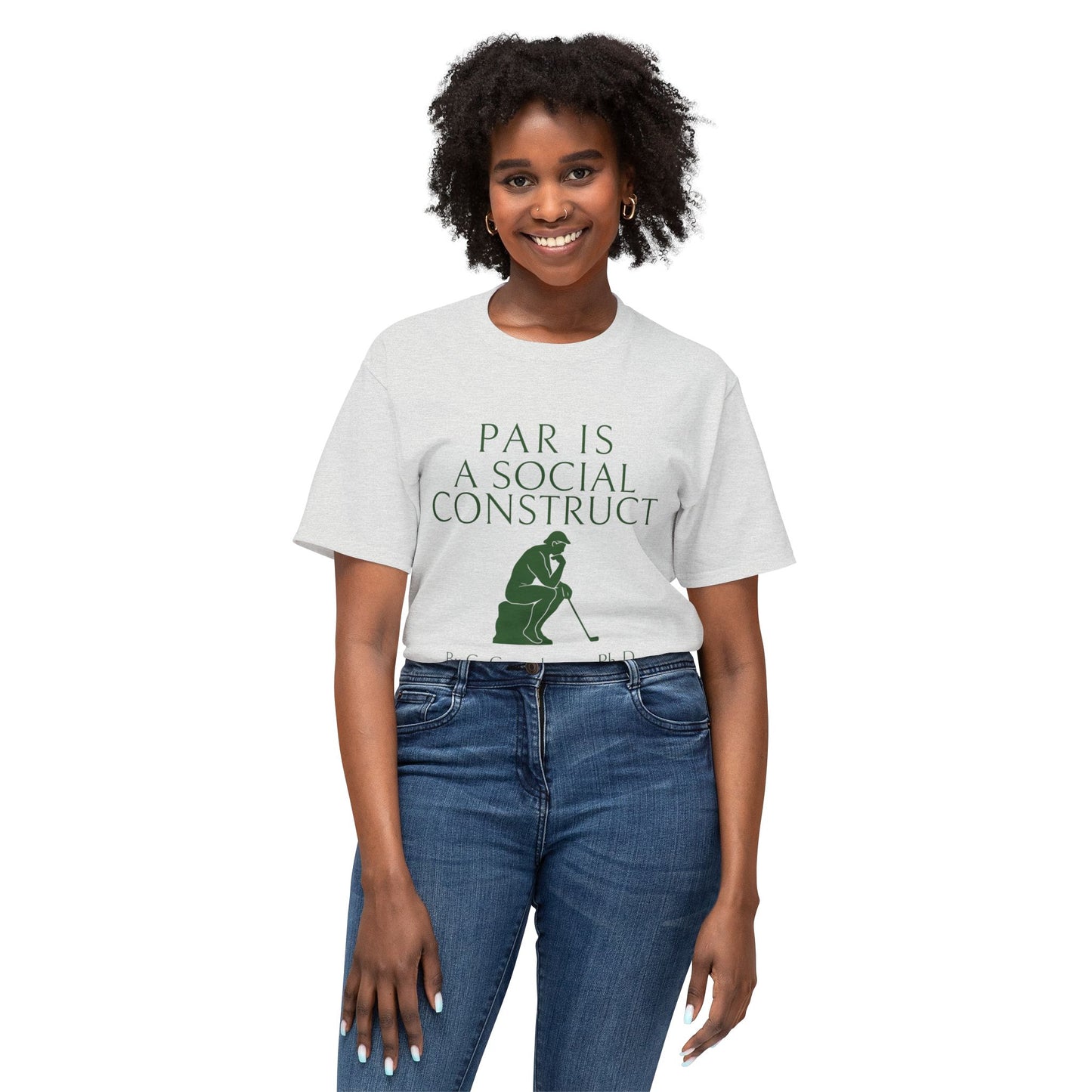 Par Is a Social Construct T-Shirt – By G. Greenskeeper, Ph.D.