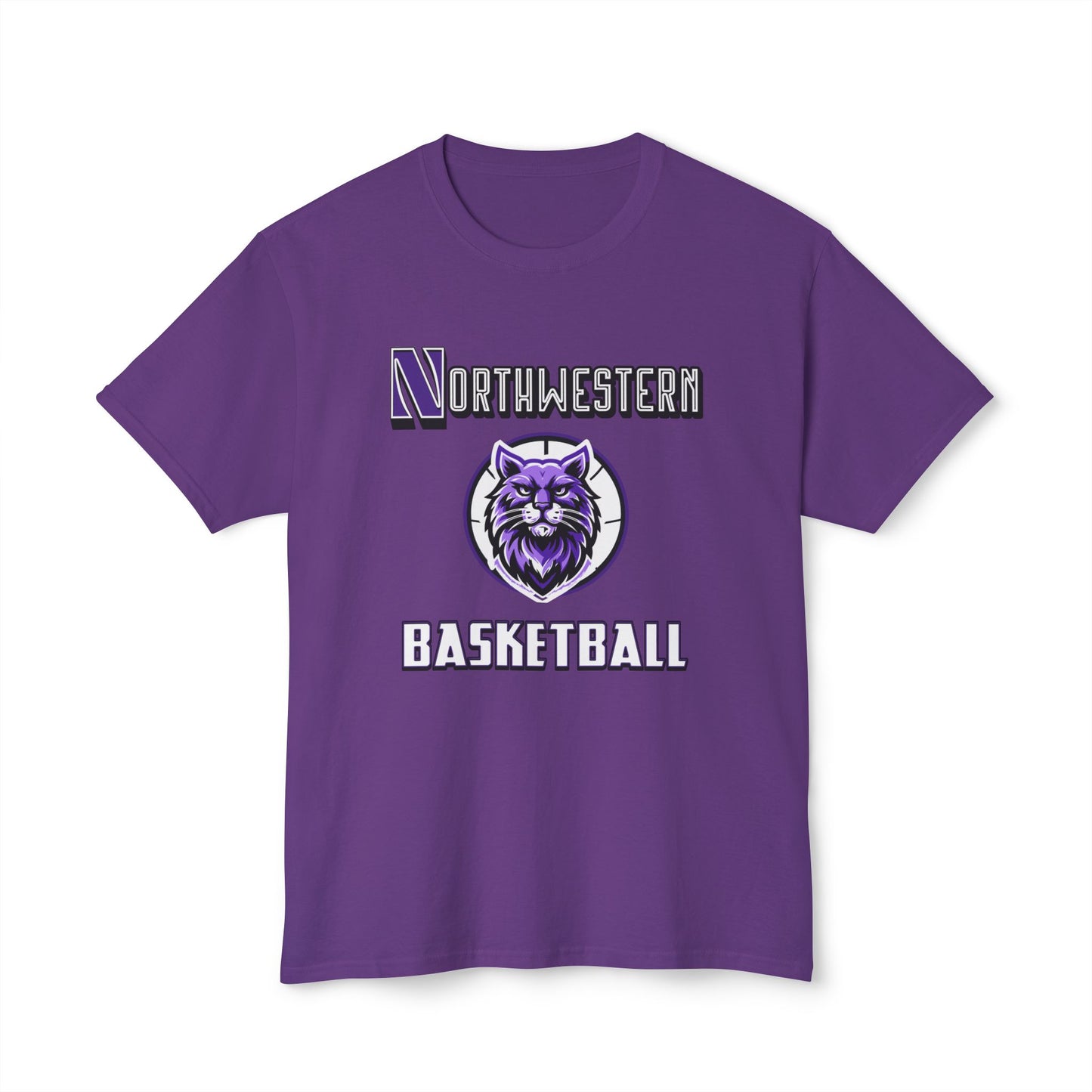 Northwestern Basketball Vintage Tee – Unisex HD Cotton Shirt | Game Day Apparel | Gift for Fans & Athletes