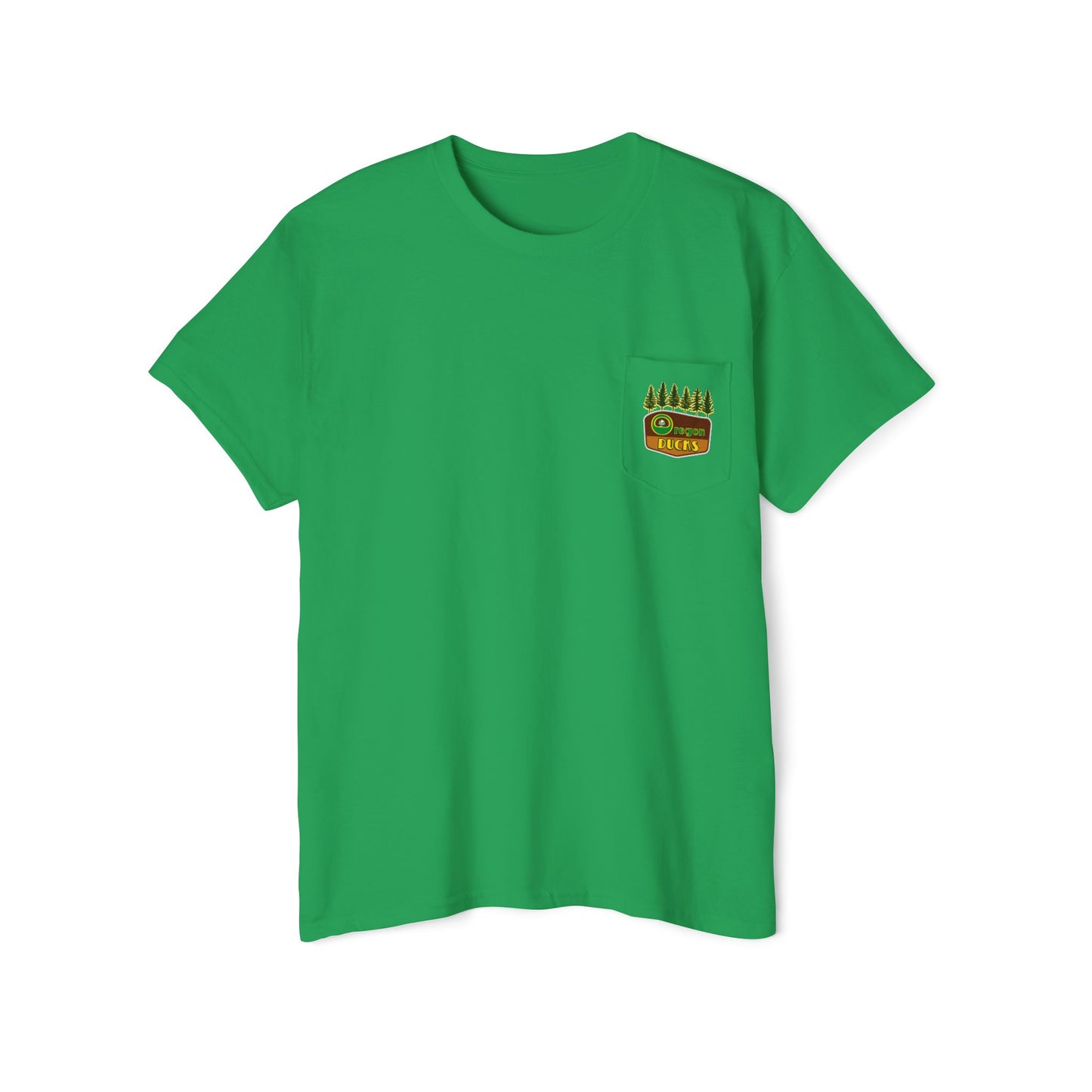 Oregon Ducks Pocket Tee – Forest Line Edition