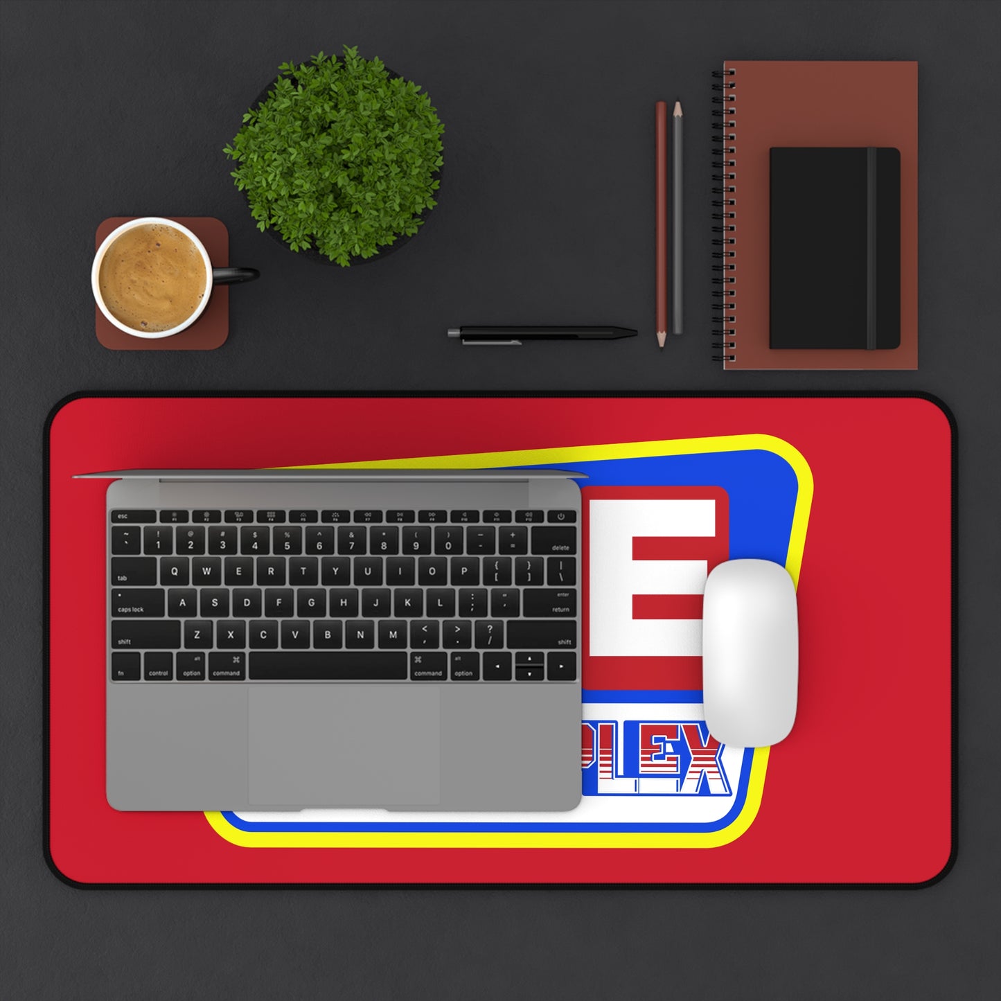 OPE Sports Seal Desk Mat for Home Office, Gamer Pad, Sports Themed Workspace Accessory, Fun Office Gift, OPE Sportsplex Design