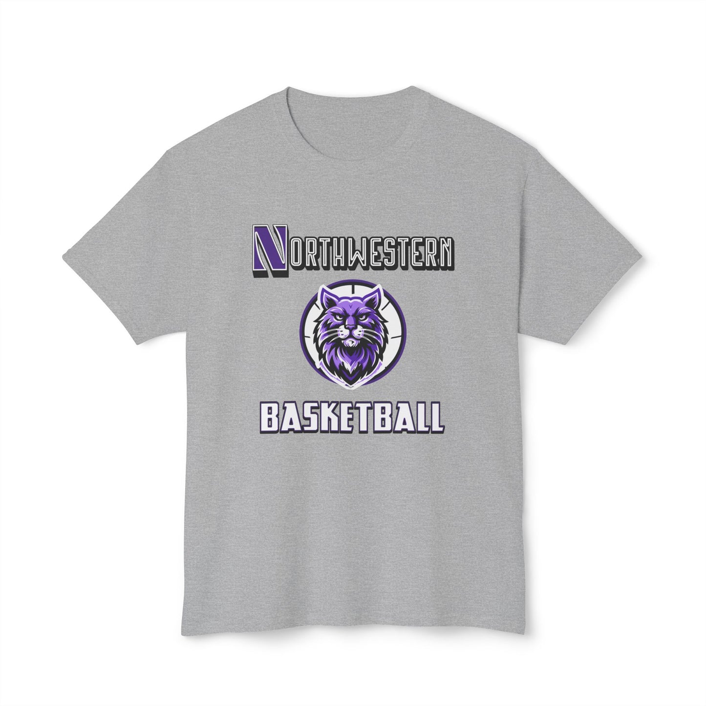 Northwestern Basketball Vintage Tee – Unisex HD Cotton Shirt | Game Day Apparel | Gift for Fans & Athletes