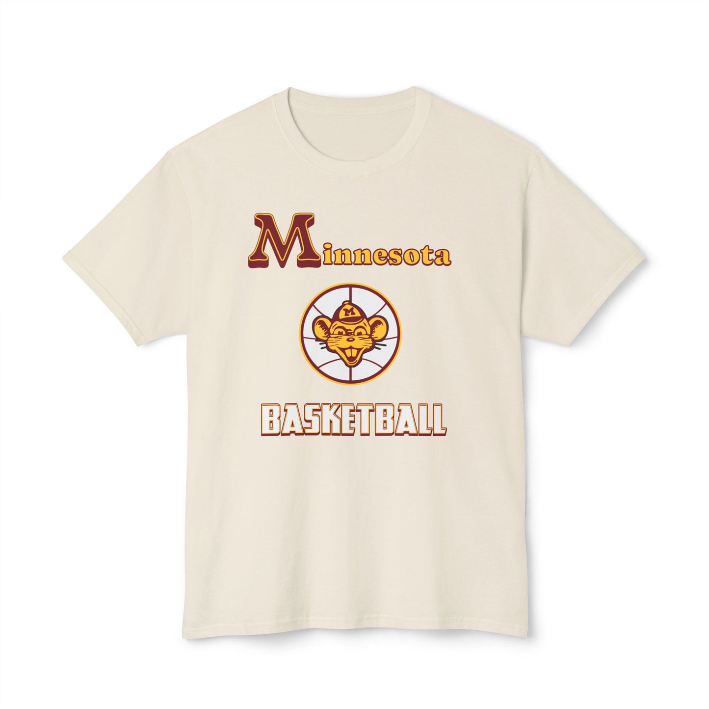 Minnesota Basketball Vintage Tee – Unisex HD Cotton Shirt | Game Day Apparel | Gift for Fans & Athletes
