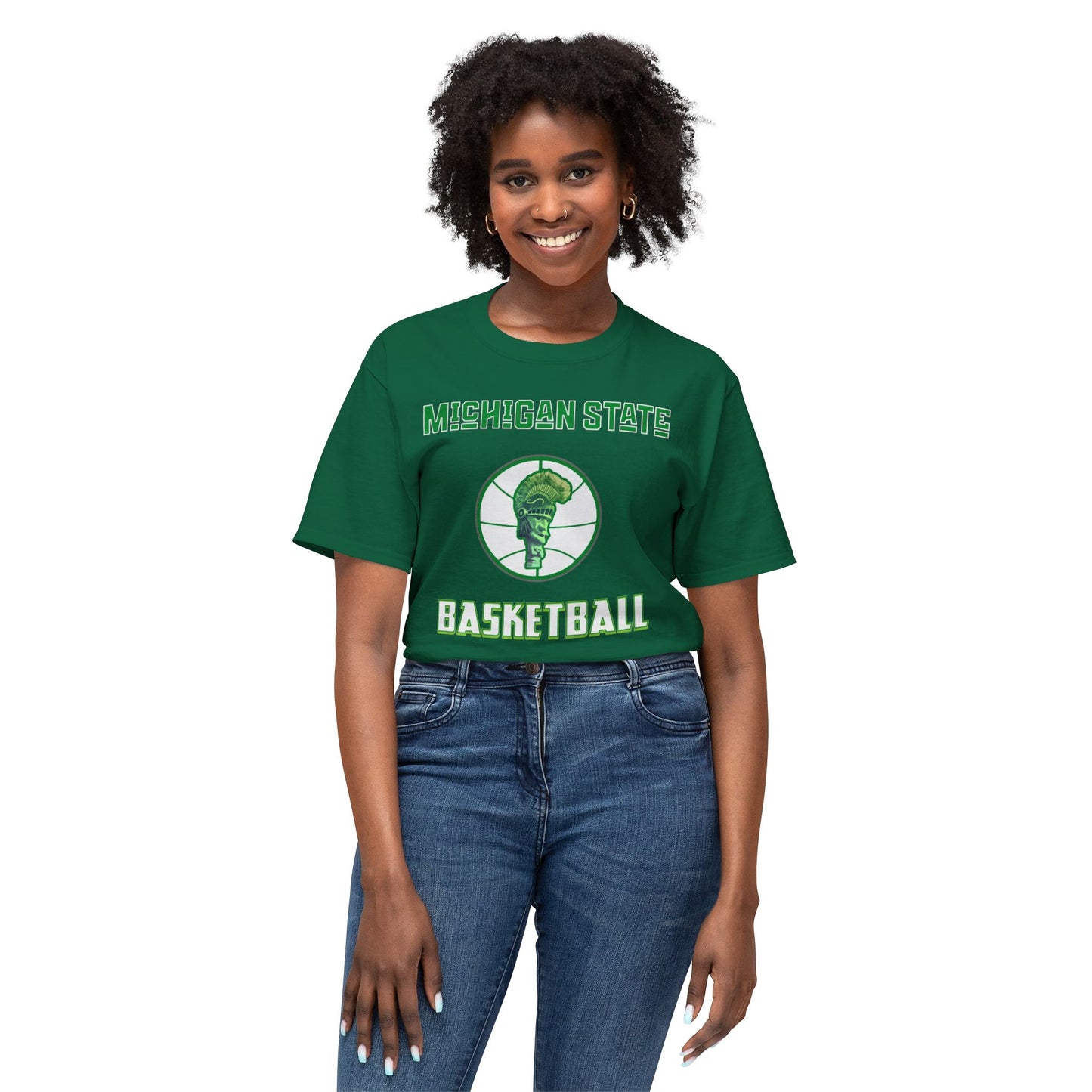 Michigan State Basketball Vintage Tee – Unisex HD Cotton Shirt | Game Day Apparel | Gift for Fans & Athletes