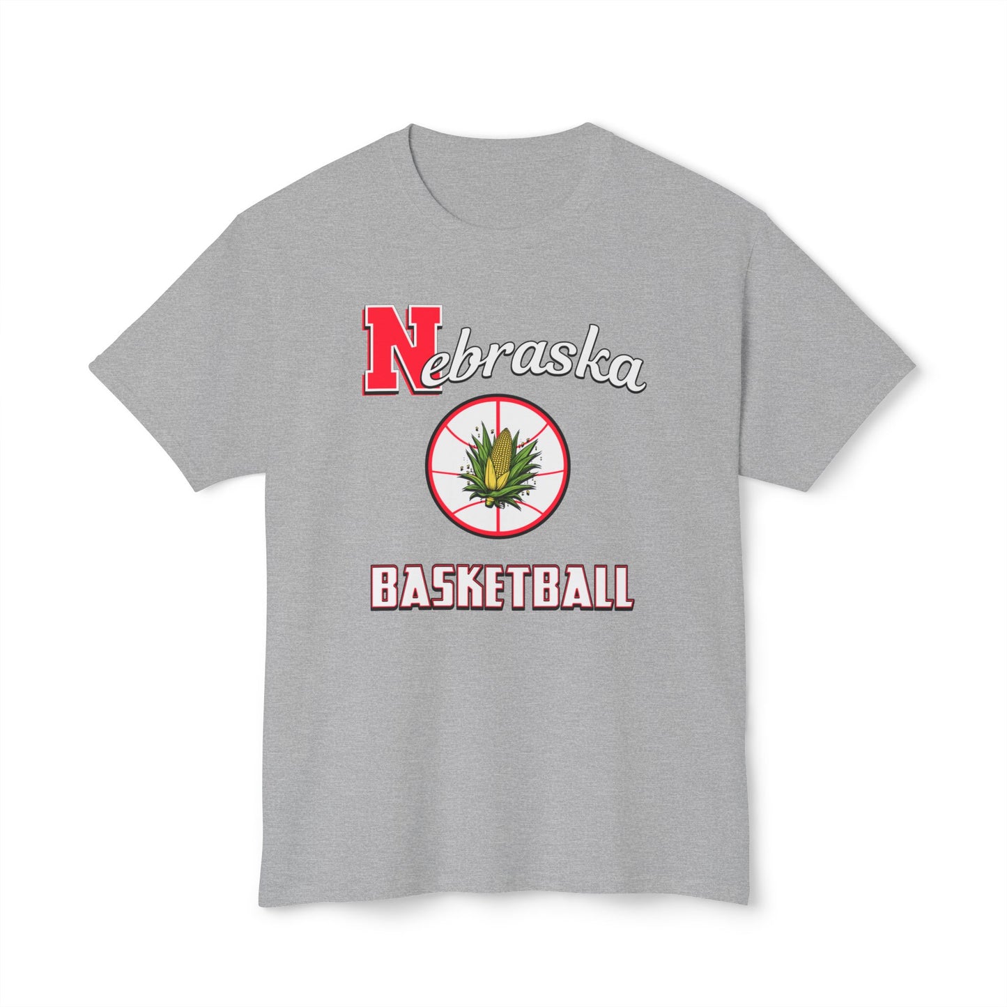 Nebraska Basketball Vintage Tee – Unisex HD Cotton Shirt | Game Day Apparel | Gift for Fans & Athletes