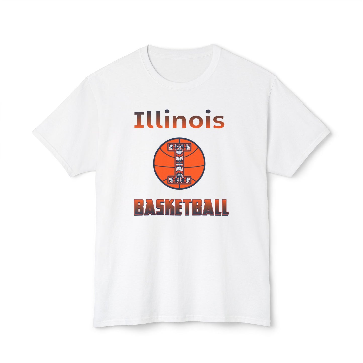 Illinois Basketball Vintage Tee – Unisex HD Cotton Shirt | Game Day Apparel | Gift for Fans & Athletes