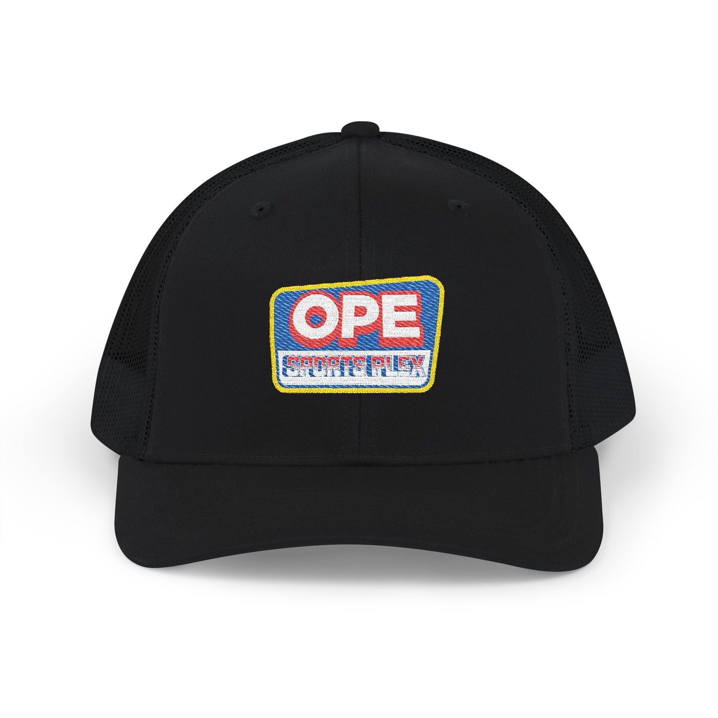 OPE Sports Plex Official Retro Patch Snapback Trucker Cap