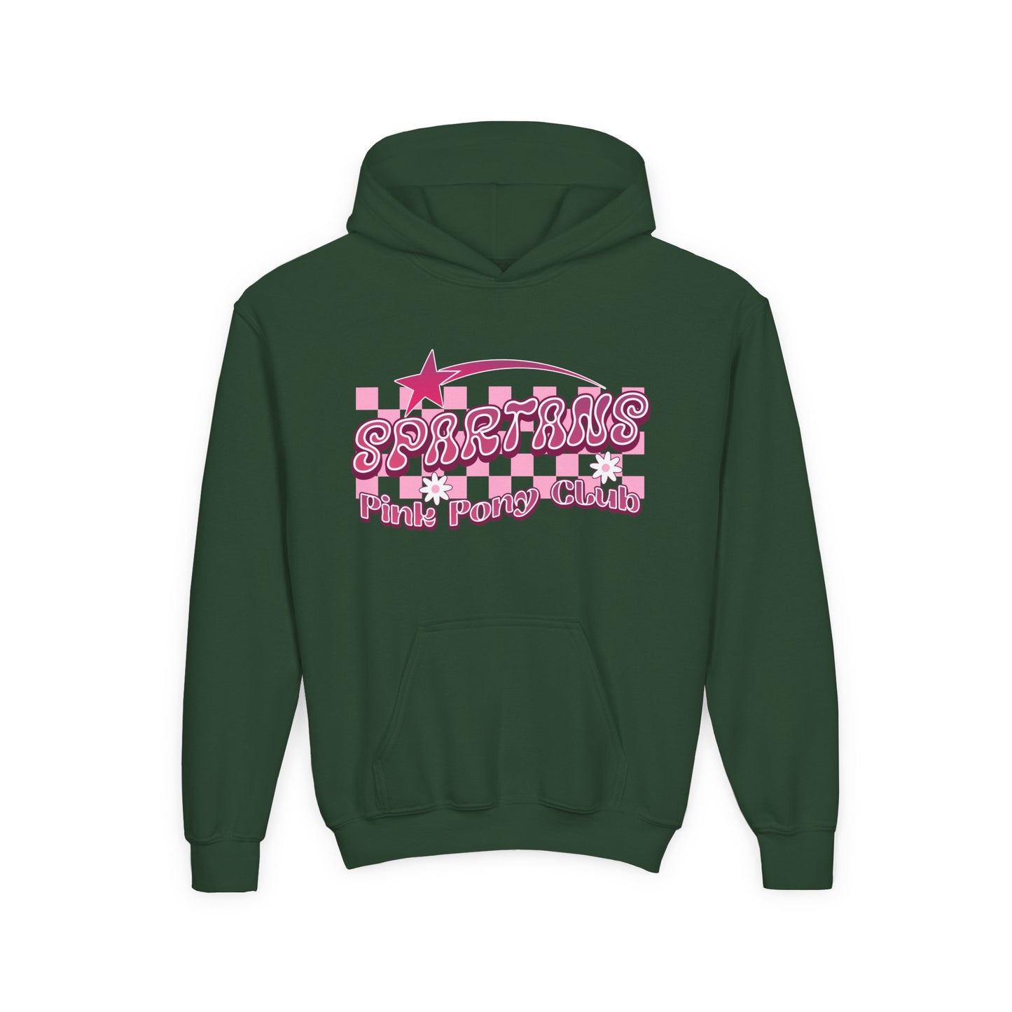 Spartans Pink Pony Club Youth Hoodie