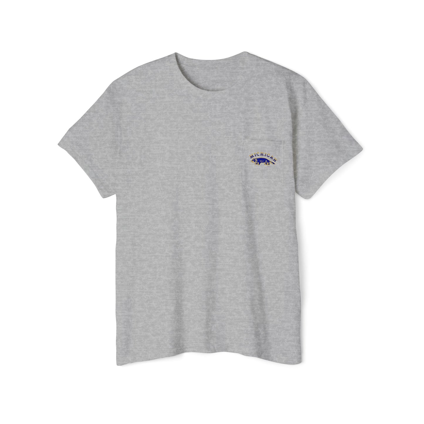 Michigan Pocket Tee – Blue Gridiron Grit Edition
