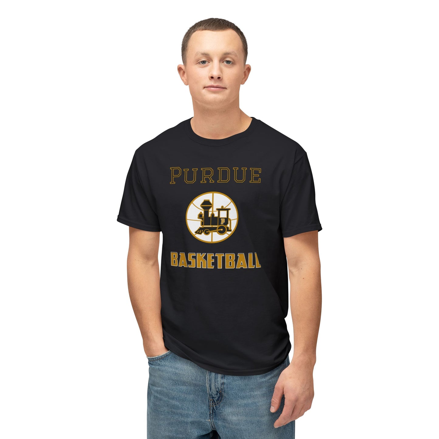 Purdue Basketball Vintage Tee – Unisex HD Cotton Shirt | Game Day Apparel | Gift for Fans & Athletes