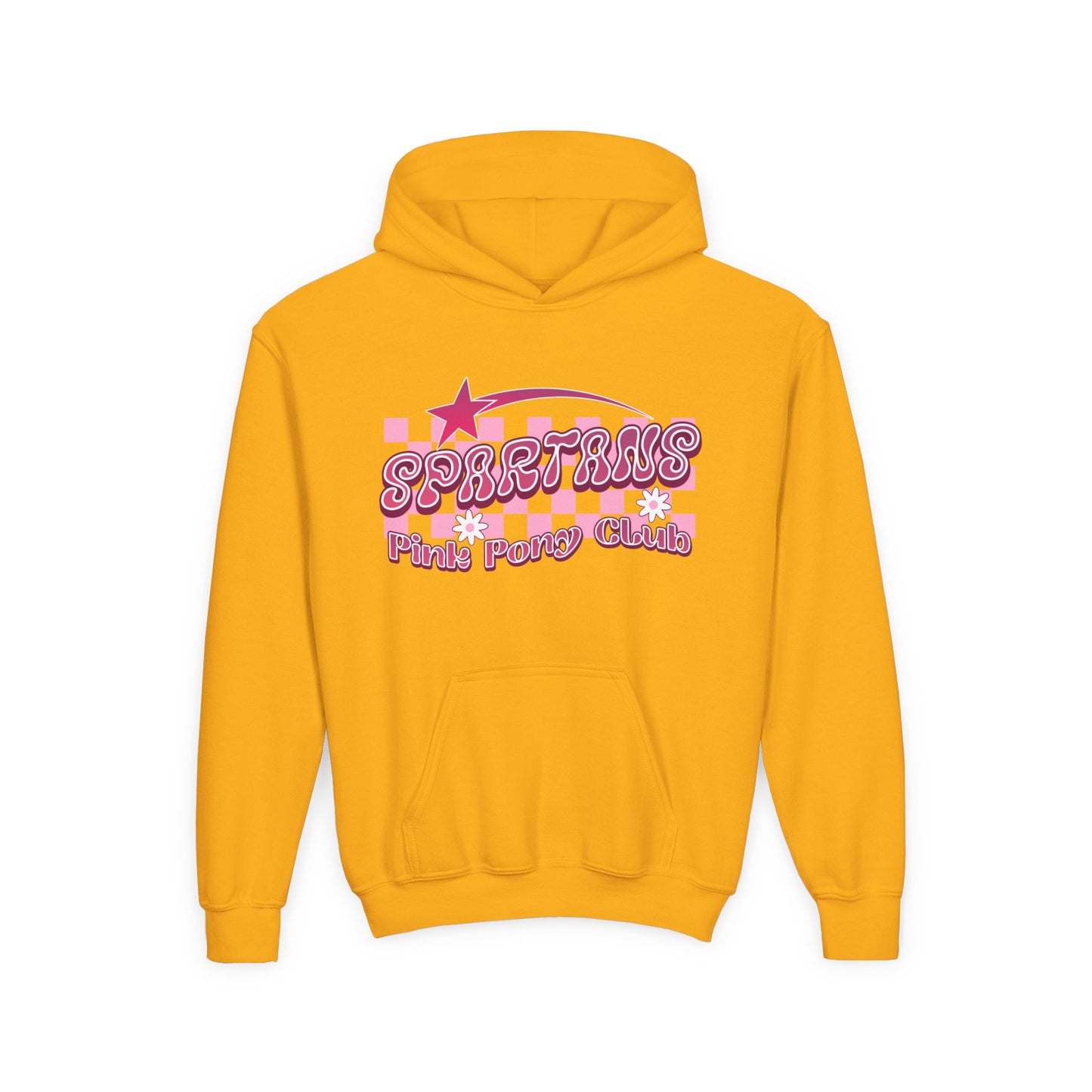 Spartans Pink Pony Club Youth Hoodie