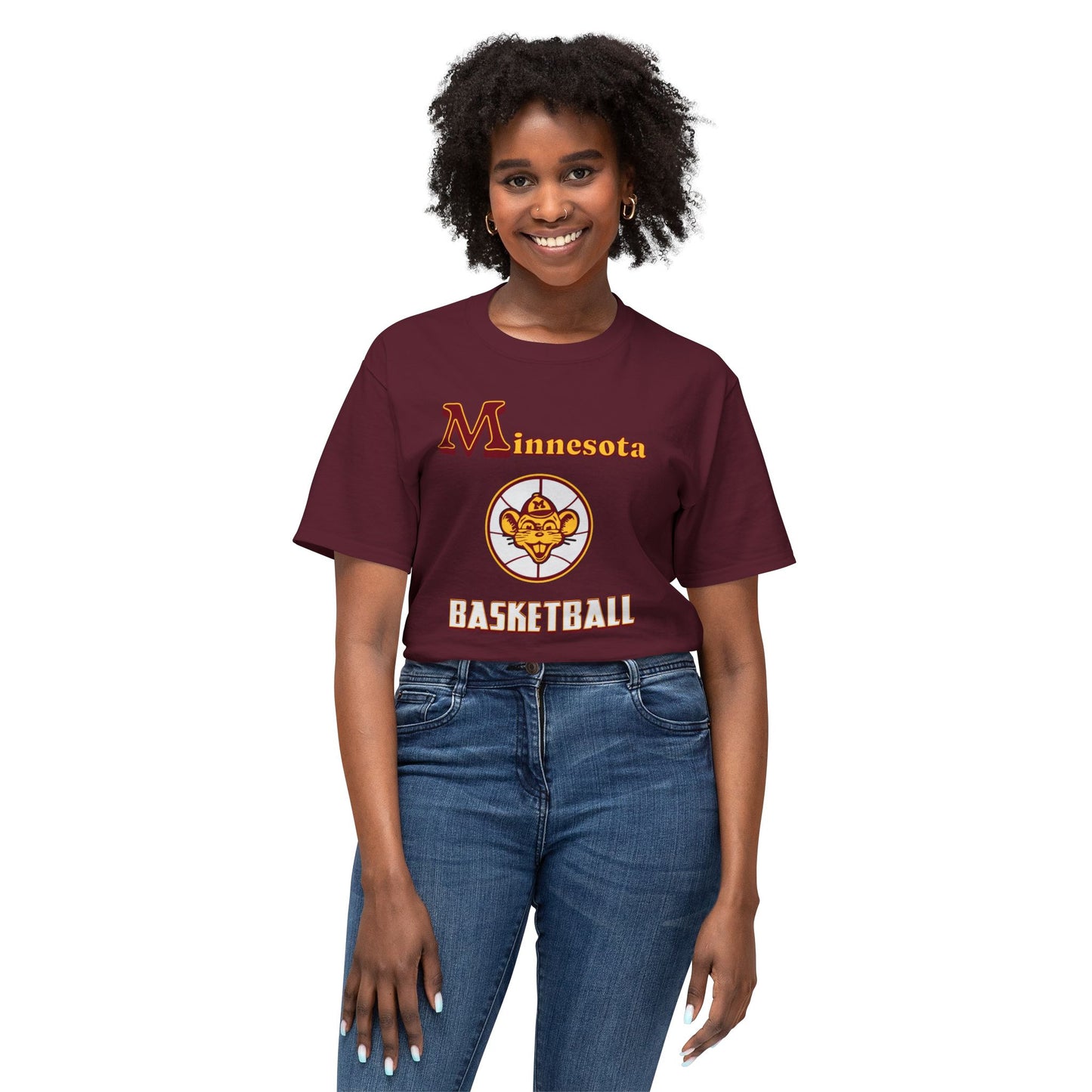 Minnesota Basketball Vintage Tee – Unisex HD Cotton Shirt | Game Day Apparel | Gift for Fans & Athletes