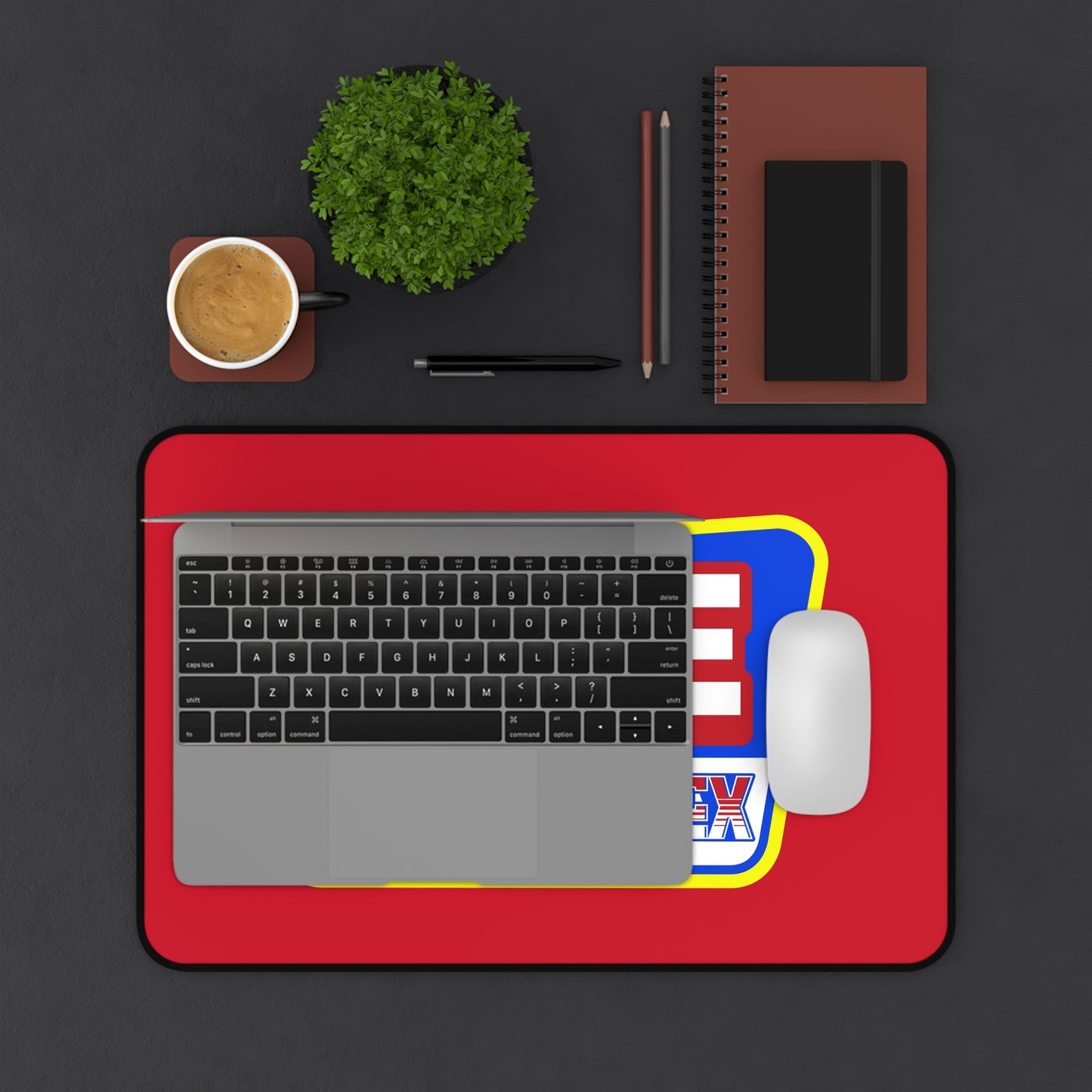 OPE Sports Seal Desk Mat for Home Office, Gamer Pad, Sports Themed Workspace Accessory, Fun Office Gift, OPE Sportsplex Design