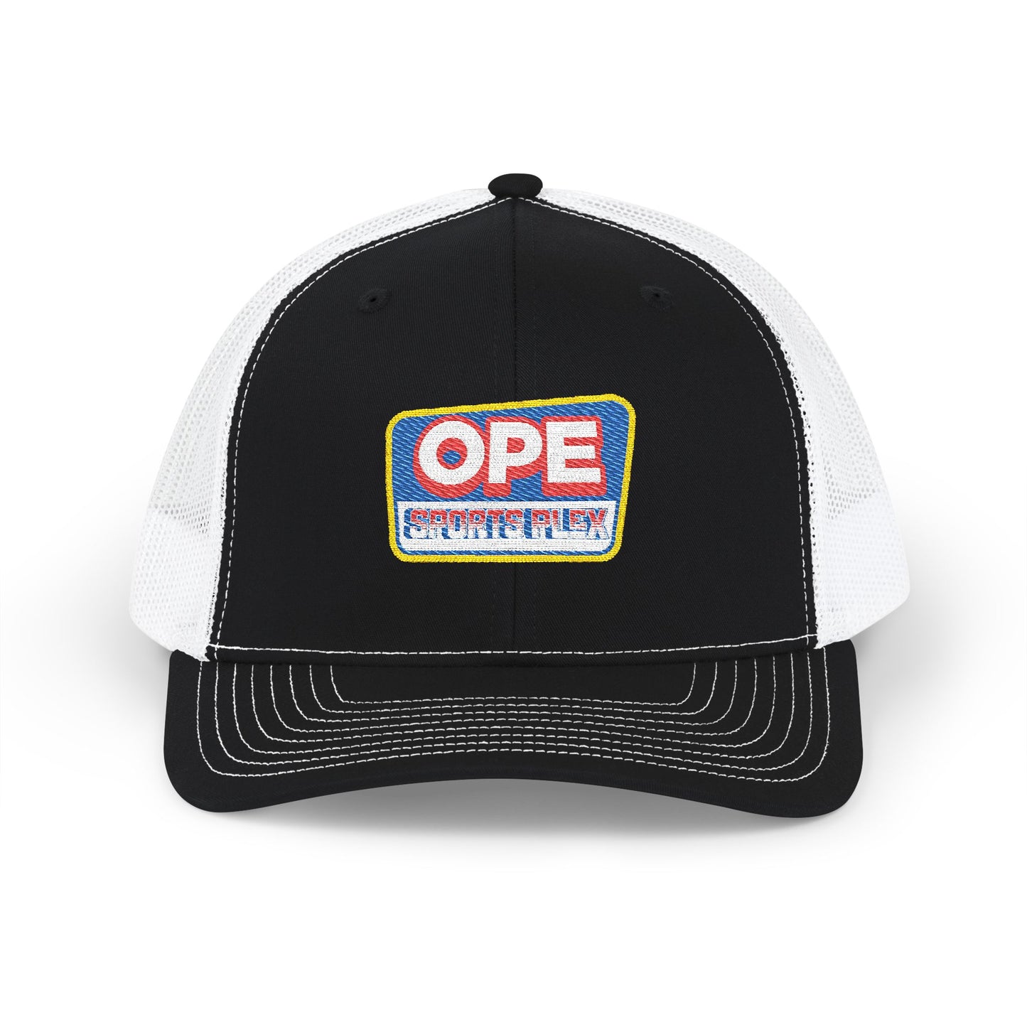 OPE Sports Plex Official Retro Patch Snapback Trucker Cap