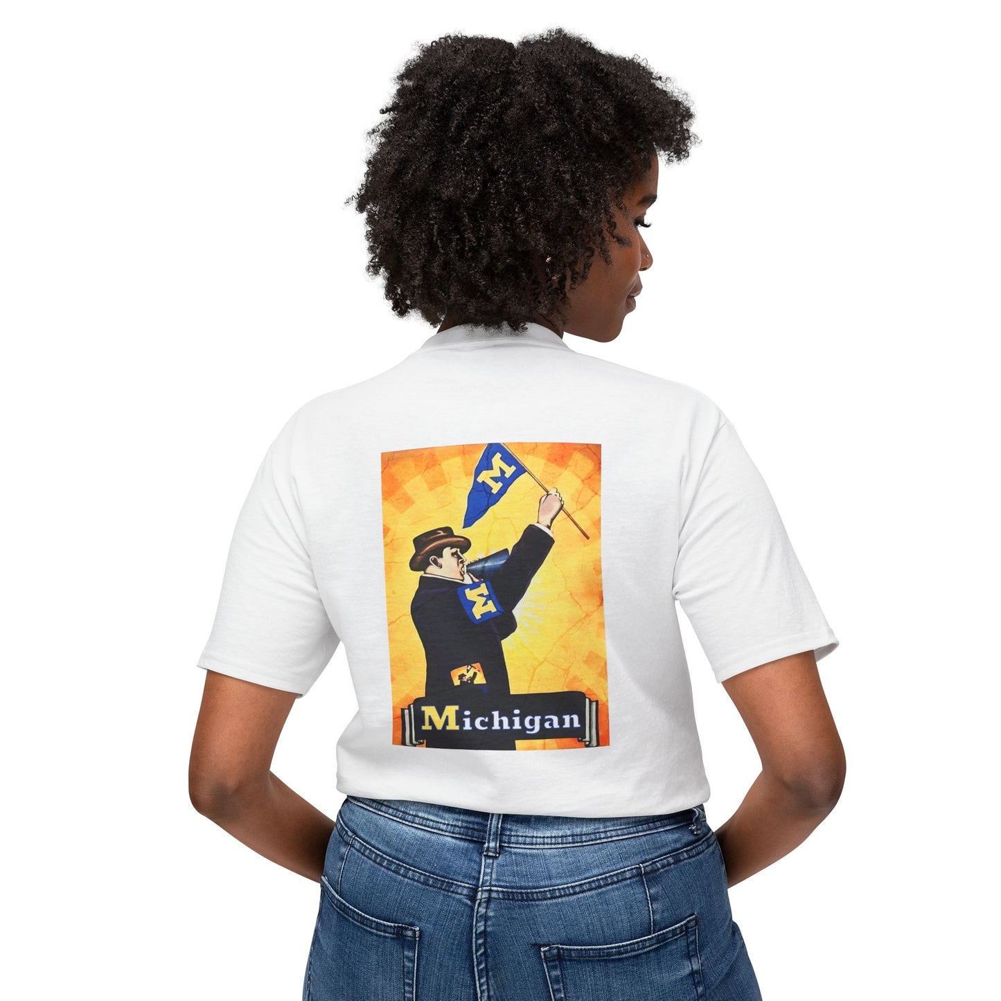 Michigan Flagman Pocket T-Shirt