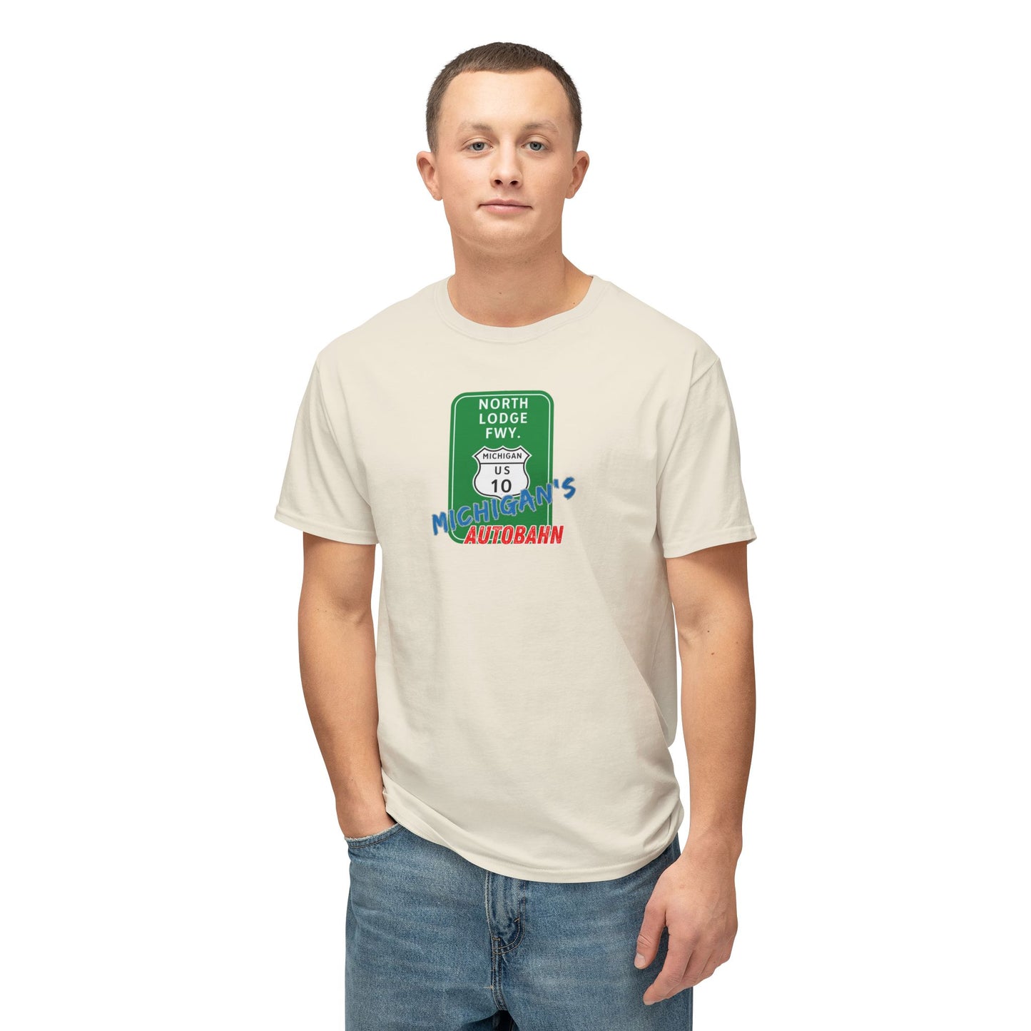 Michigan Autobahn Lodge Freeway Speed Limit 95 T-shirt