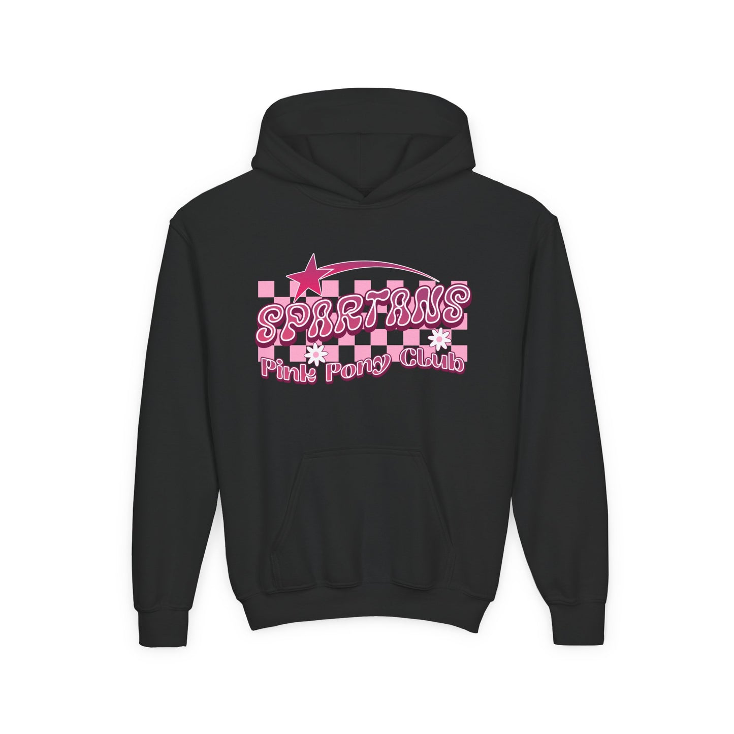 Spartans Pink Pony Club Youth Hoodie
