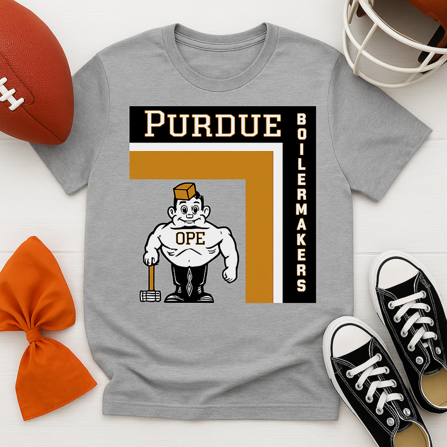 Purdue Boilermakers Vintage Mascot Tee – Program Throwback Edition