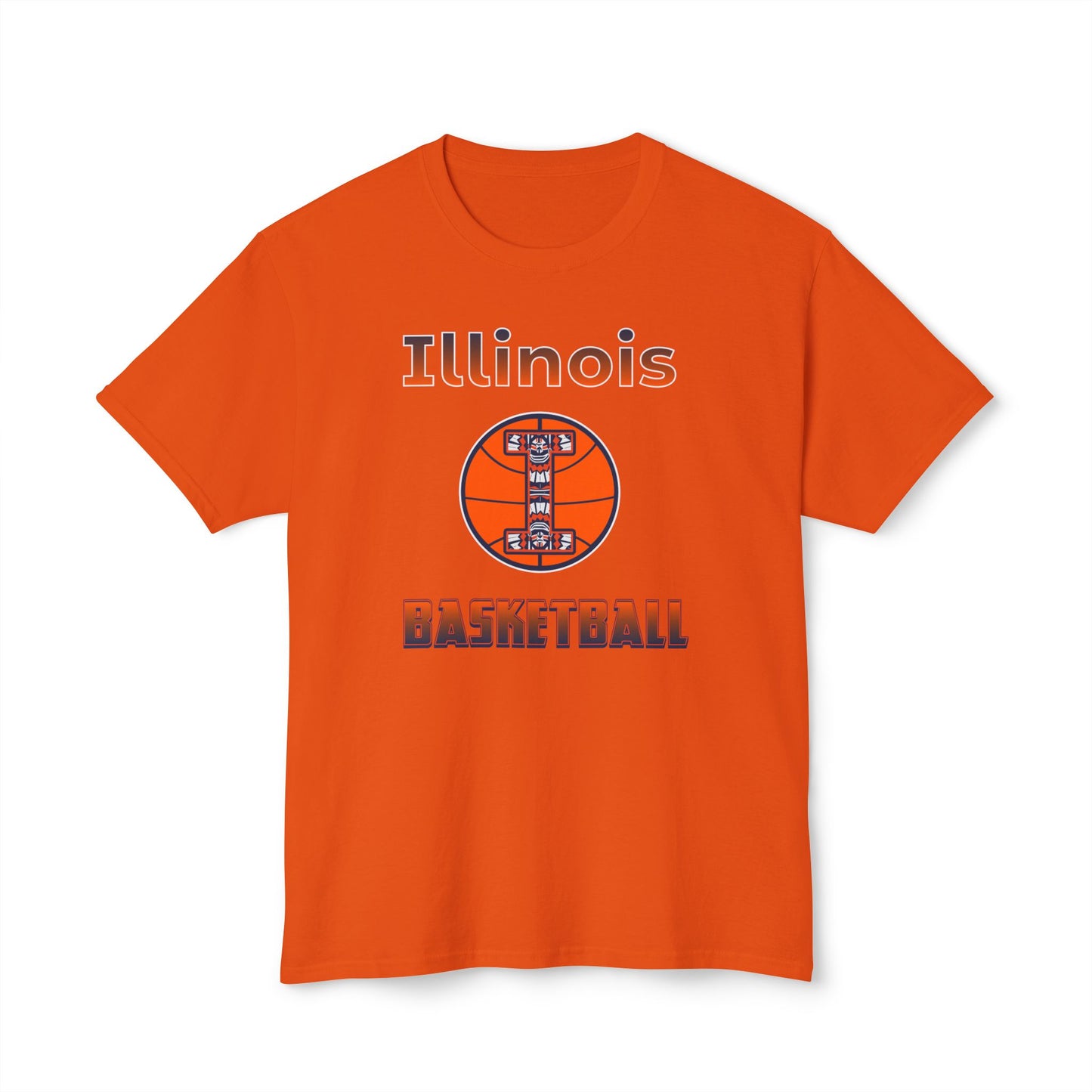 Illinois Basketball Vintage Tee – Unisex HD Cotton Shirt | Game Day Apparel | Gift for Fans & Athletes