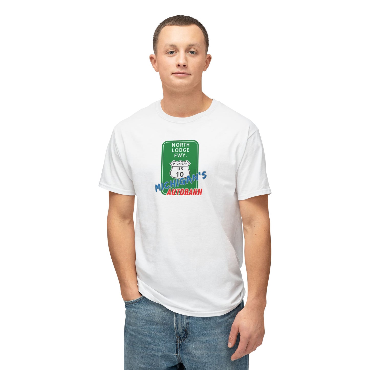 Michigan Autobahn Lodge Freeway Speed Limit 95 T-shirt