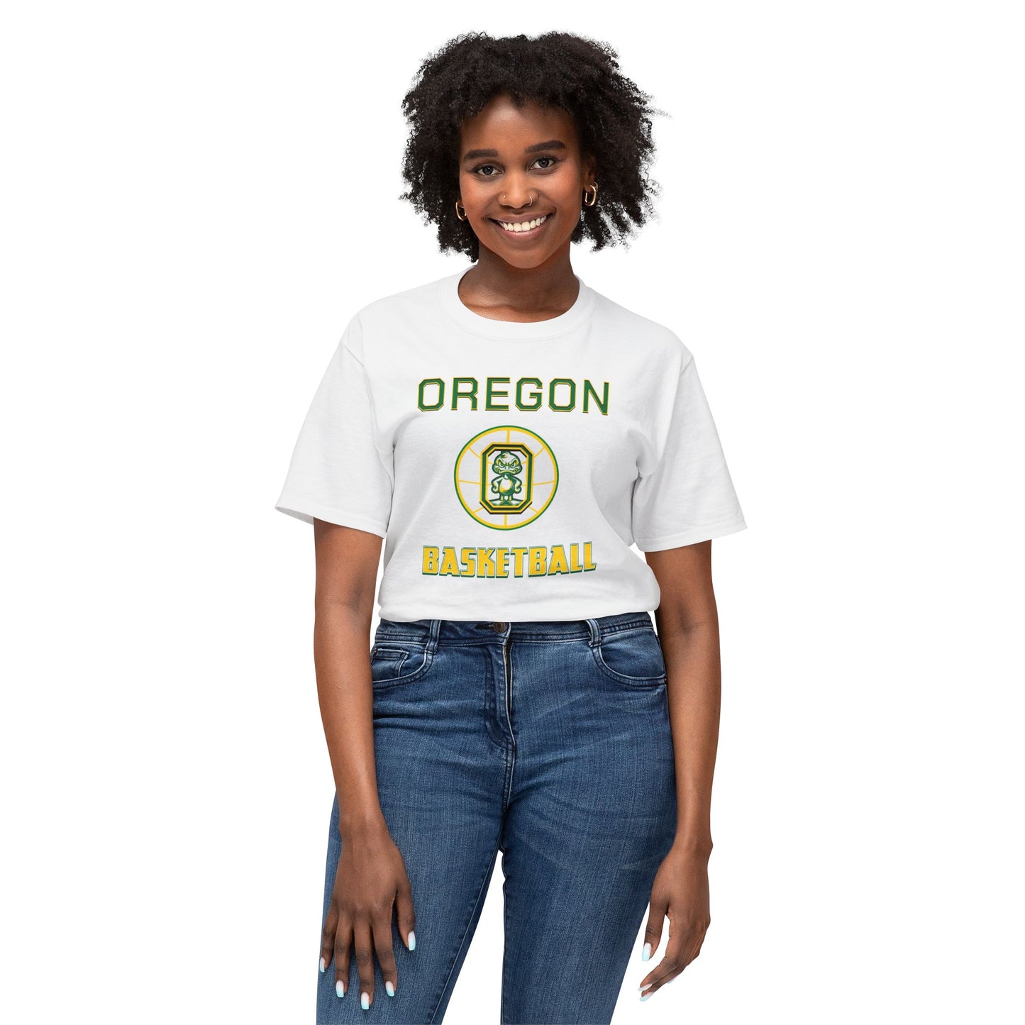 Oregon Basketball Vintage Tee – Unisex HD Cotton Shirt | Game Day Apparel | Gift for Fans & Athletes