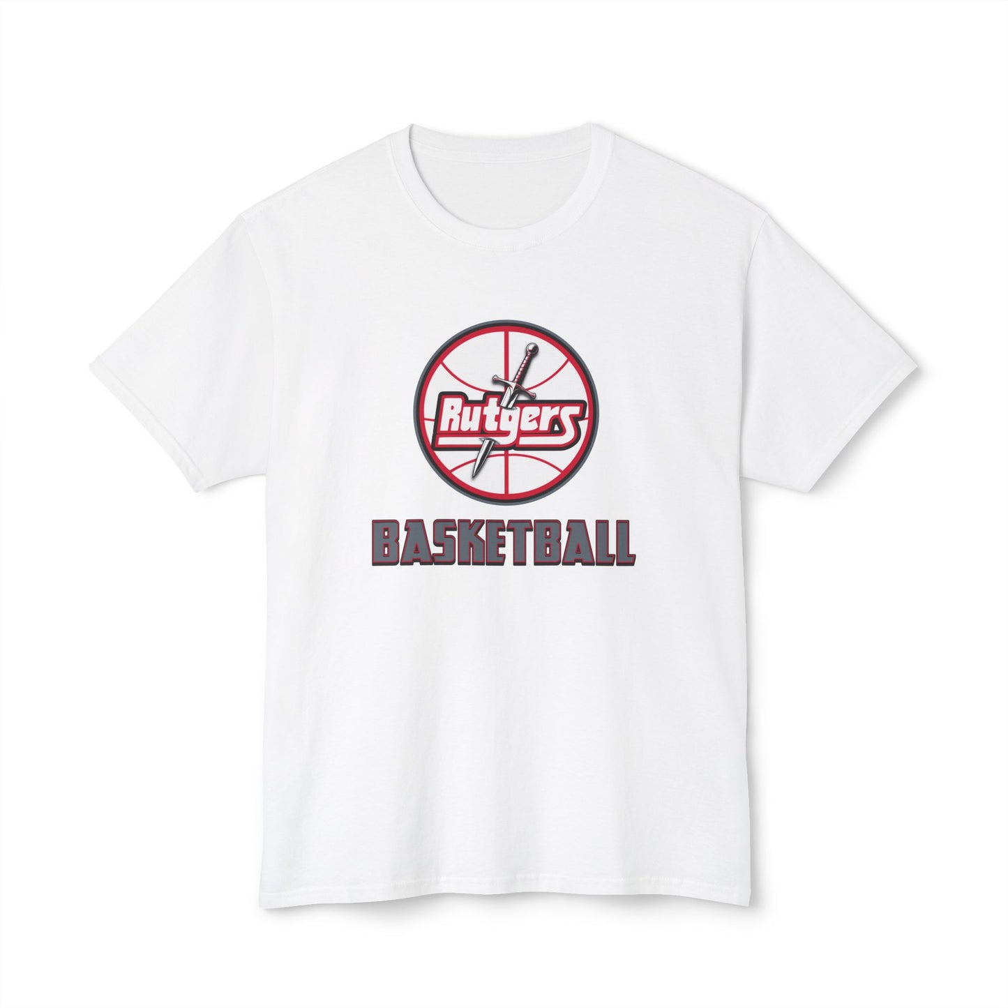 Rutgers Basketball Vintage Tee – Unisex HD Cotton Shirt | Game Day Apparel | Gift for Fans & Athletes