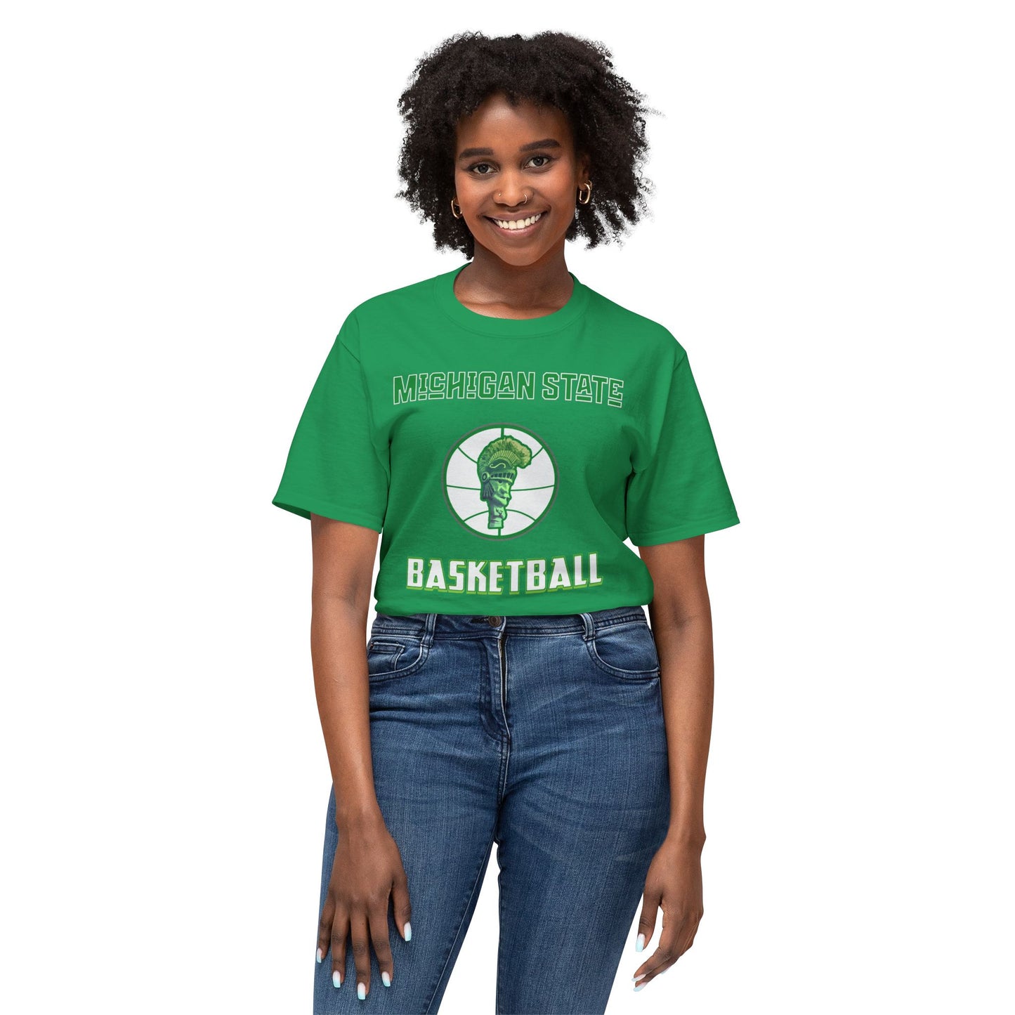 Michigan State Basketball Vintage Tee – Unisex HD Cotton Shirt | Game Day Apparel | Gift for Fans & Athletes