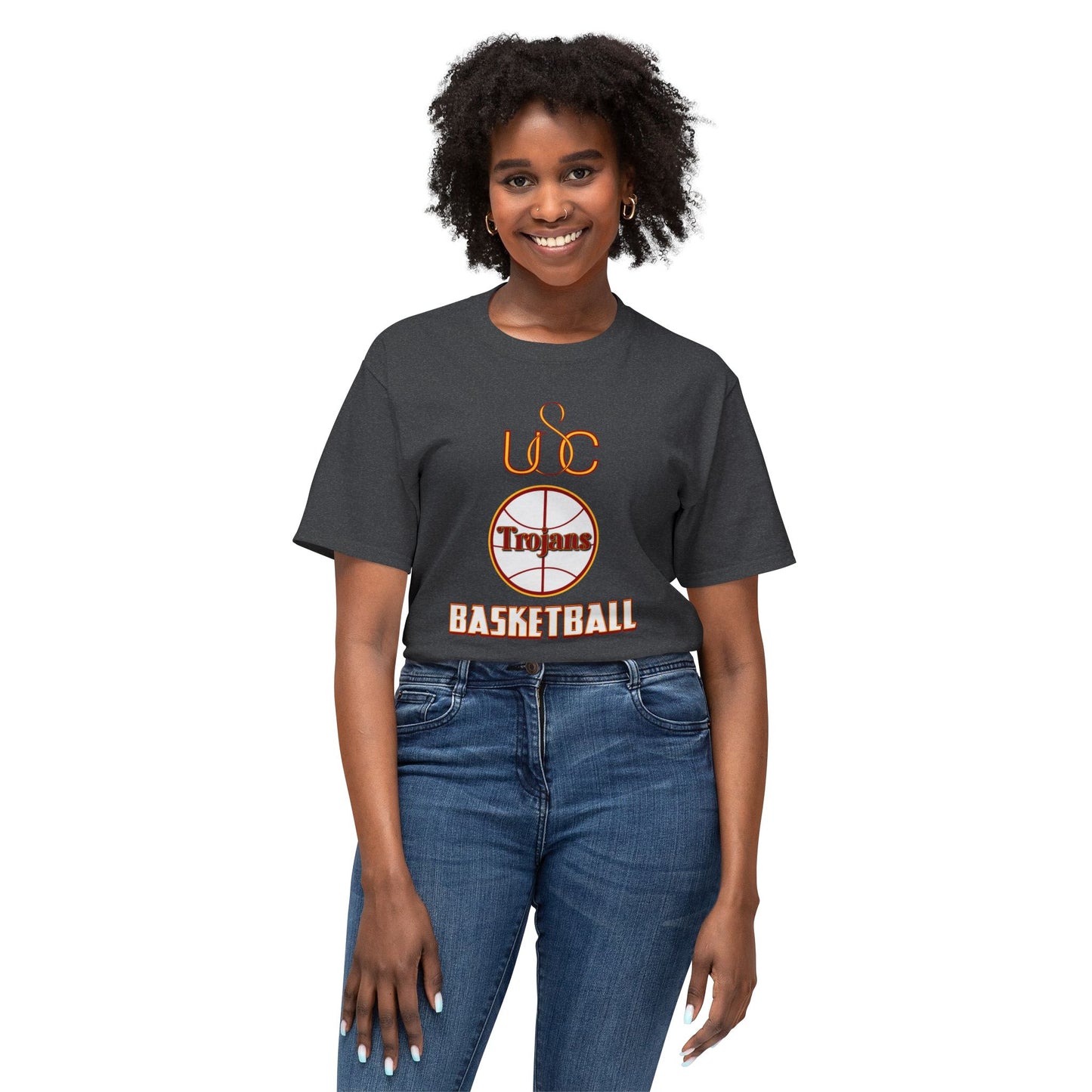 USC Basketball Vintage Tee – Unisex HD Cotton Shirt | Game Day Apparel | Gift for Fans & Athletes