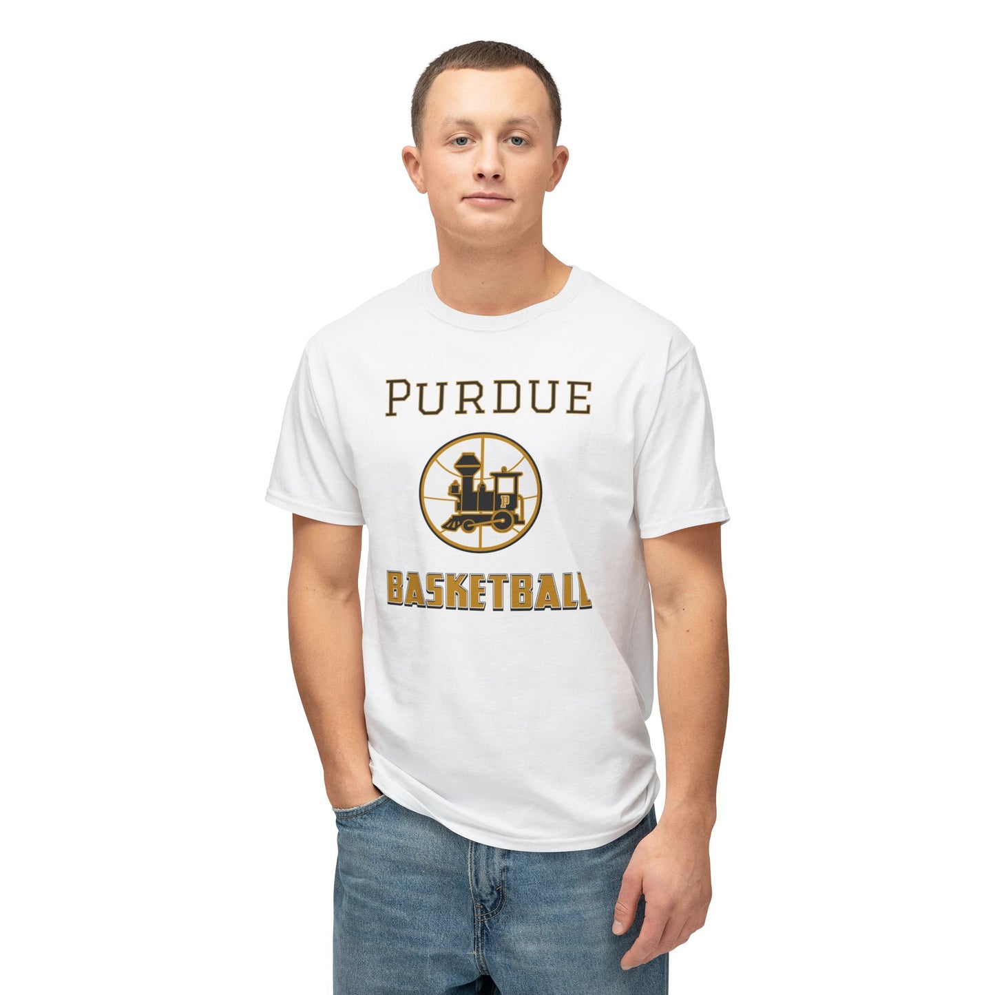 Purdue Basketball Vintage Tee – Unisex HD Cotton Shirt | Game Day Apparel | Gift for Fans & Athletes