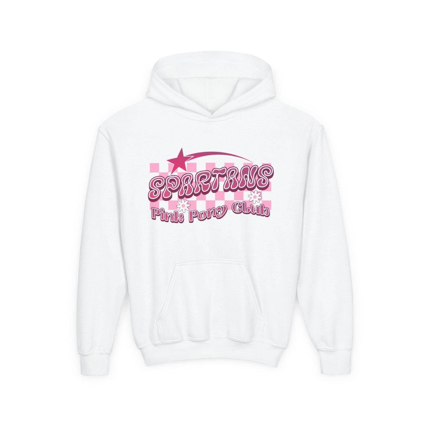 Spartans Pink Pony Club Youth Hoodie