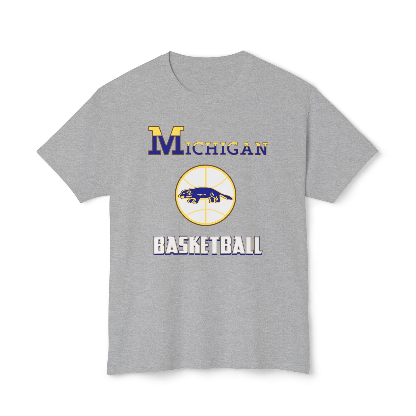 Michigan Basketball Vintage Tee – Unisex HD Cotton Shirt | Game Day Apparel | Gift for Fans & Athletes