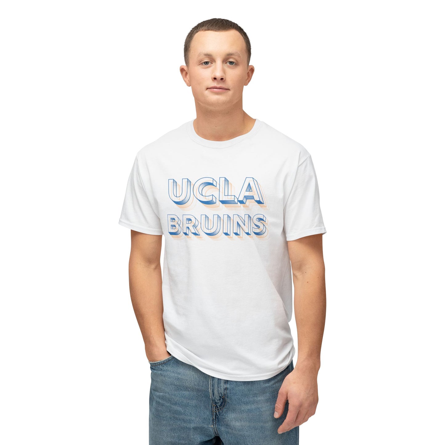 UCLA Bruins Stacked Tee – Westwood Haze Edition