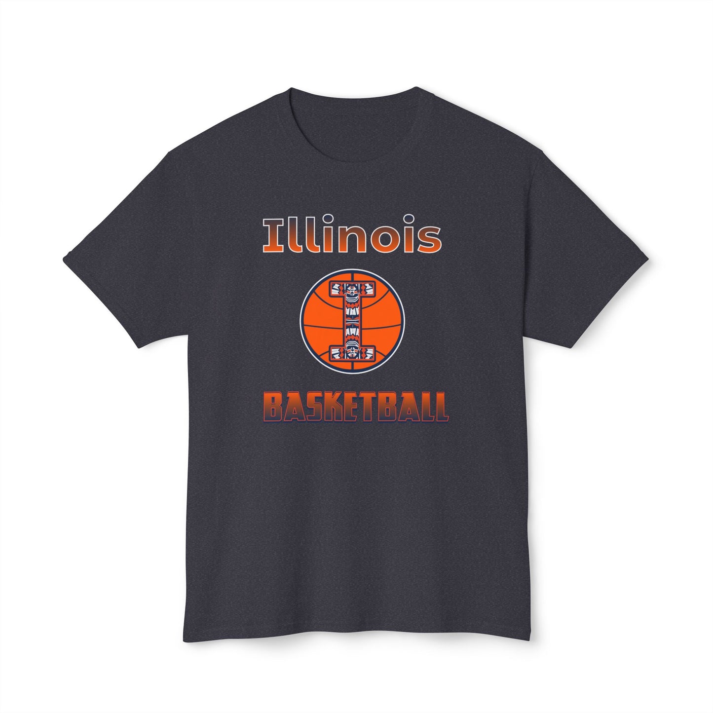 Illinois Basketball Vintage Tee – Unisex HD Cotton Shirt | Game Day Apparel | Gift for Fans & Athletes