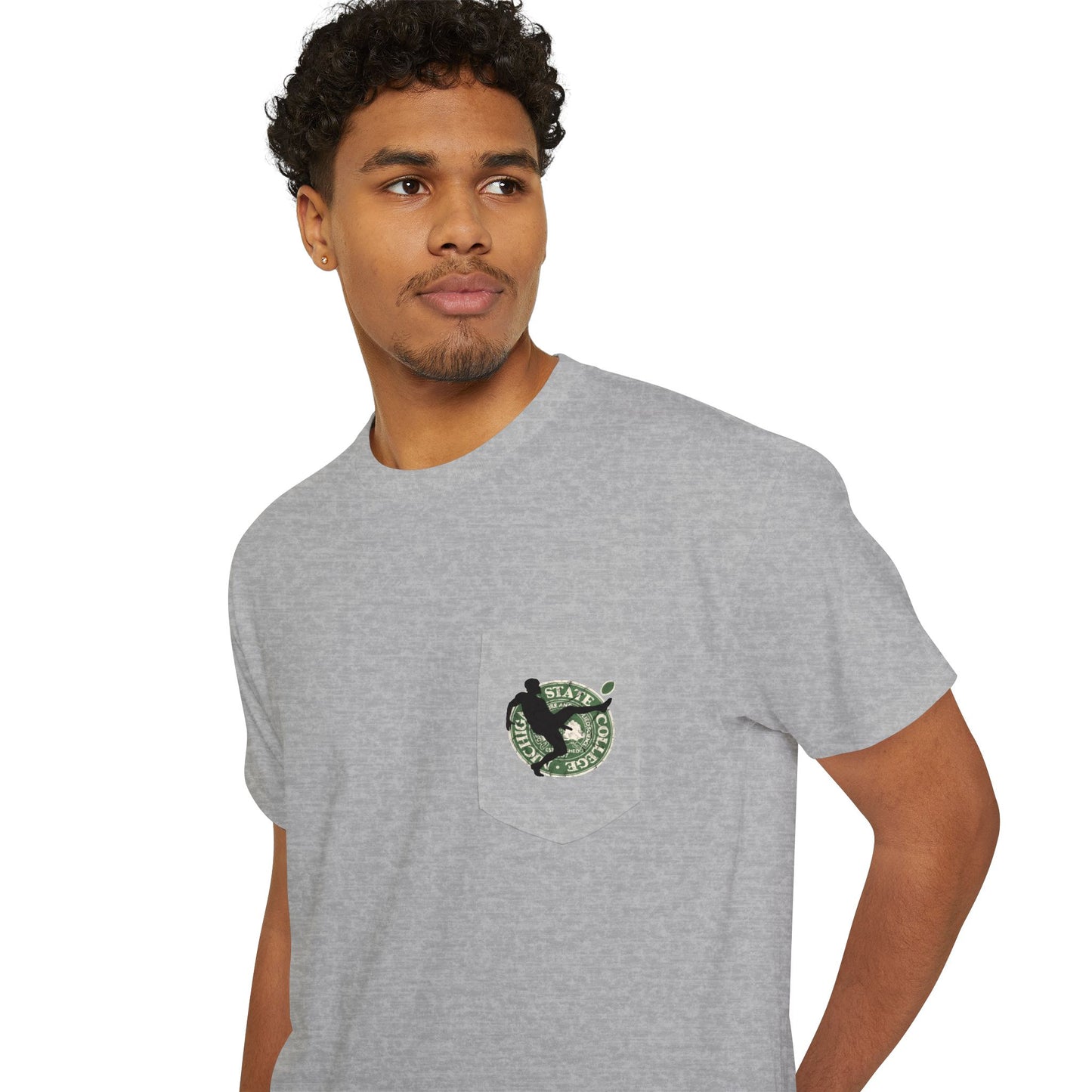 Michigan State Pocket Tee – Vintage Seal Edition