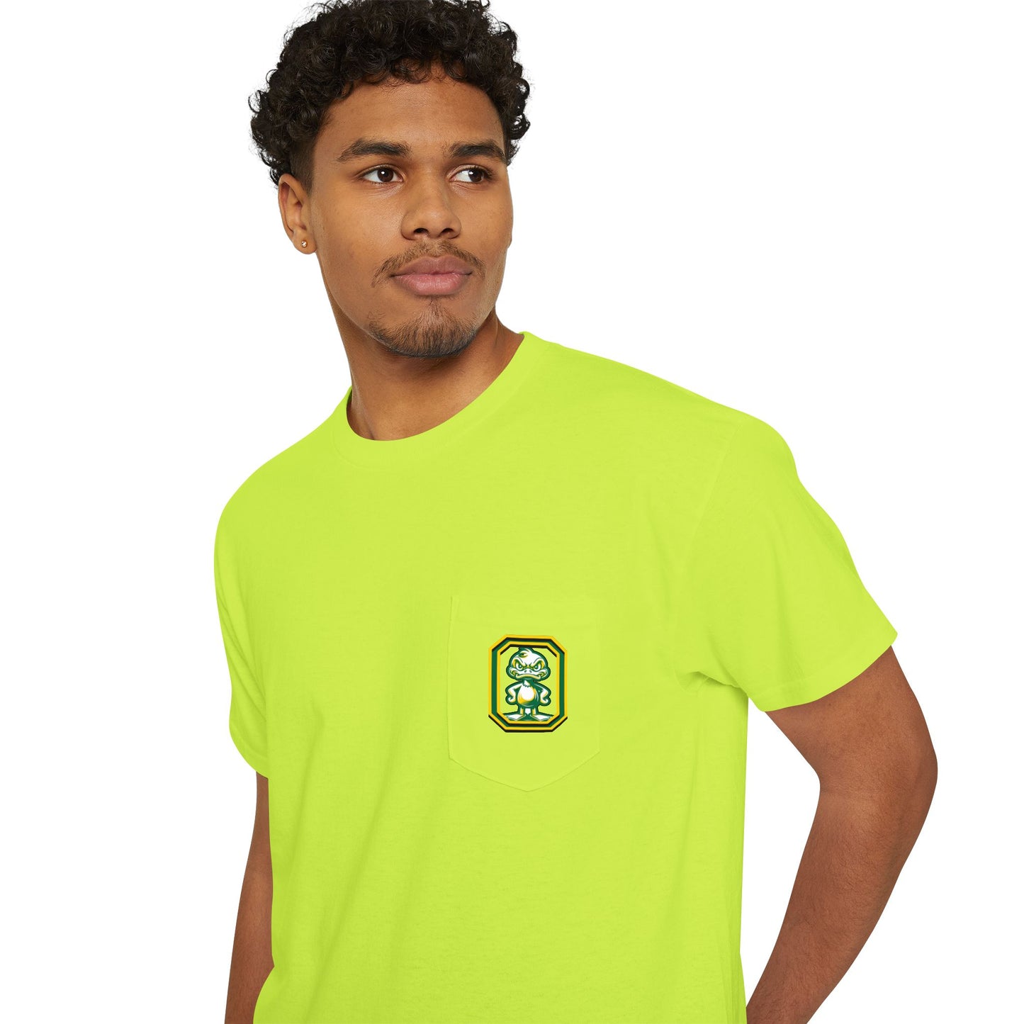 Oregon Unisex Heavy Cotton Pocket Tee - Casual Comfort, Everyday Wear, Gift for Friends, Relaxed Fit, Perfect for Any Occasion