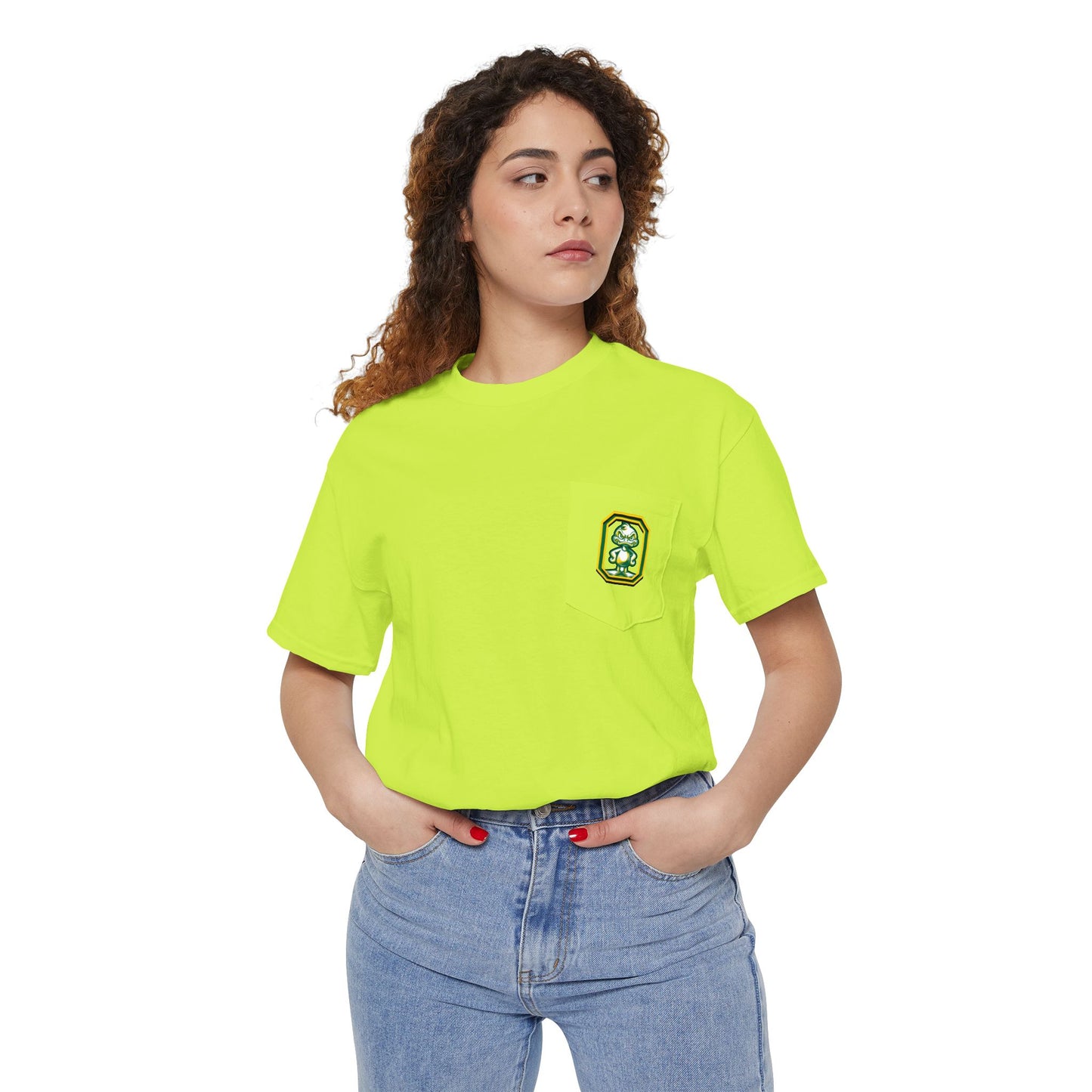 Oregon Unisex Heavy Cotton Pocket Tee - Casual Comfort, Everyday Wear, Gift for Friends, Relaxed Fit, Perfect for Any Occasion