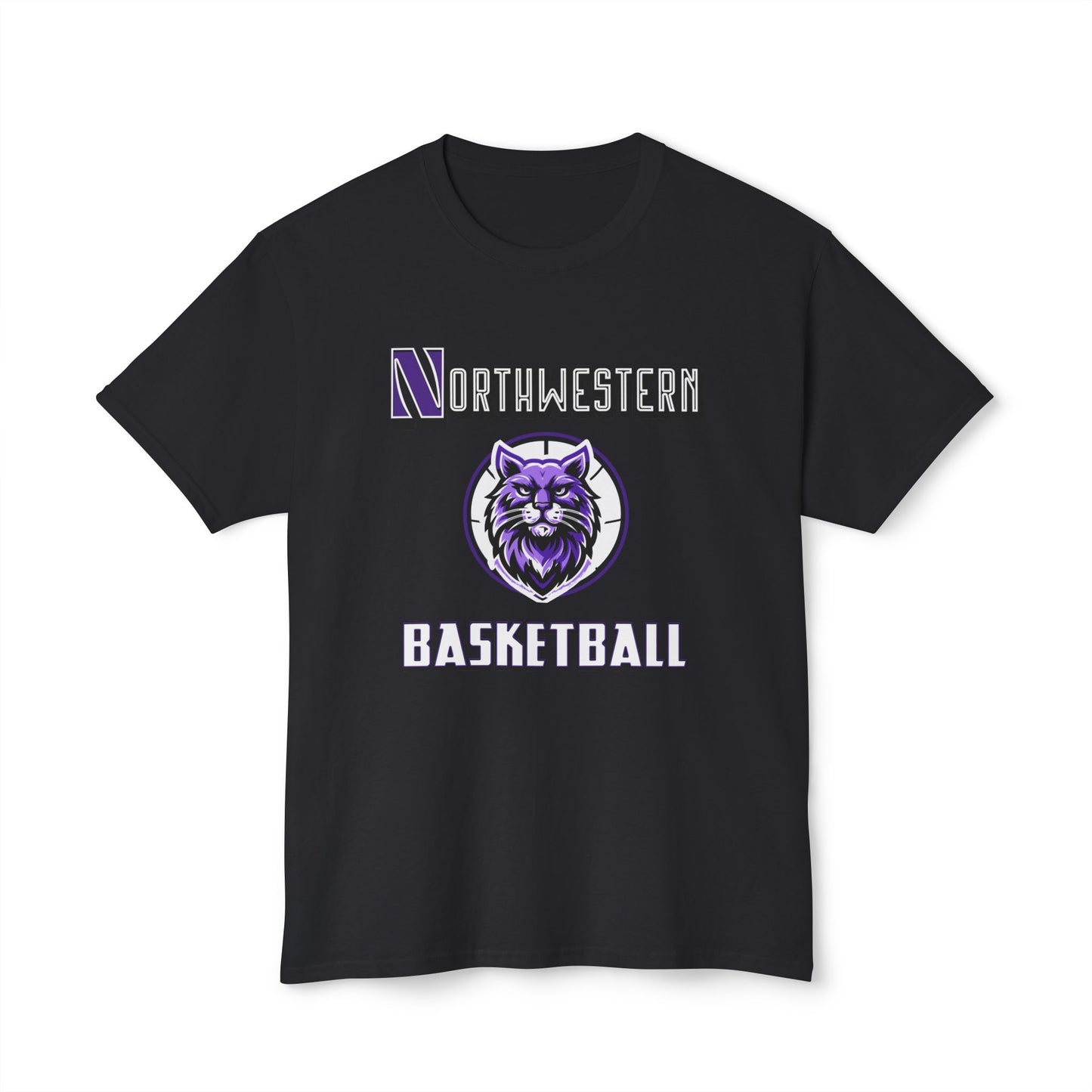 Northwestern Basketball Vintage Tee – Unisex HD Cotton Shirt | Game Day Apparel | Gift for Fans & Athletes