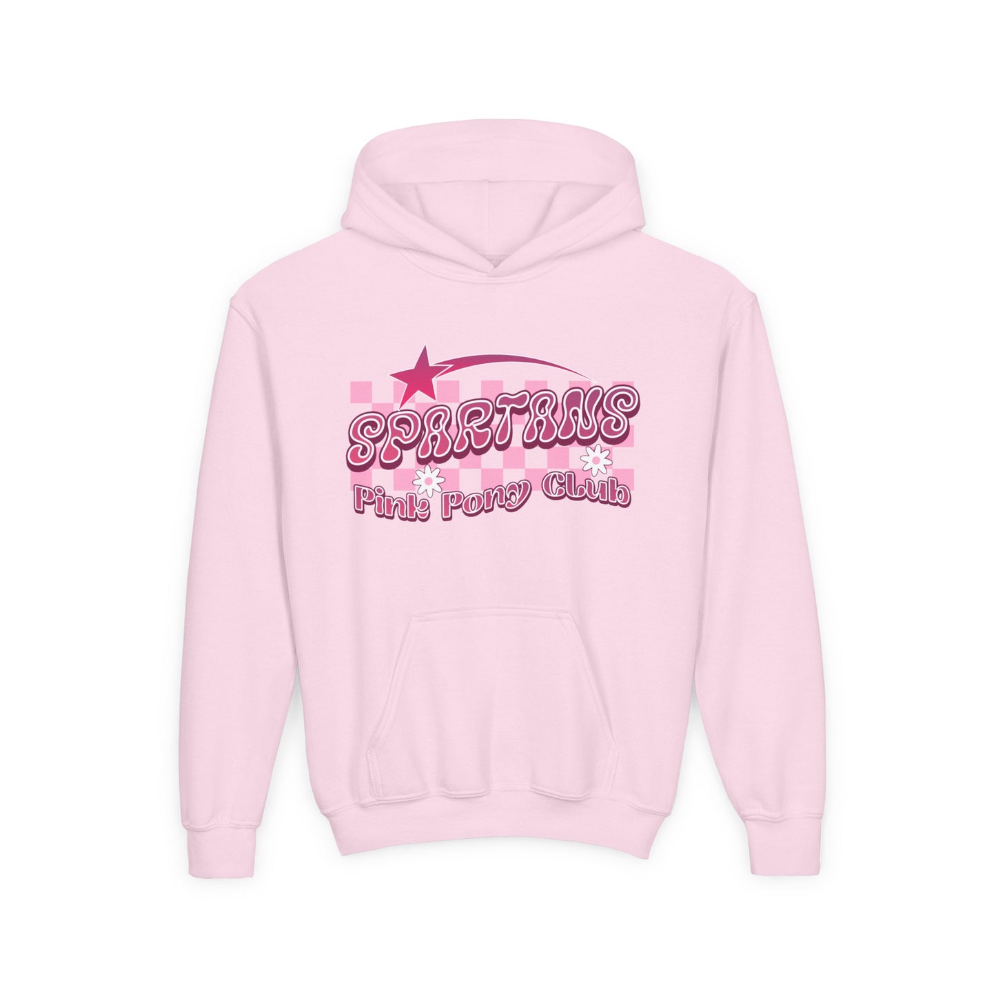 Spartans Pink Pony Club Youth Hoodie