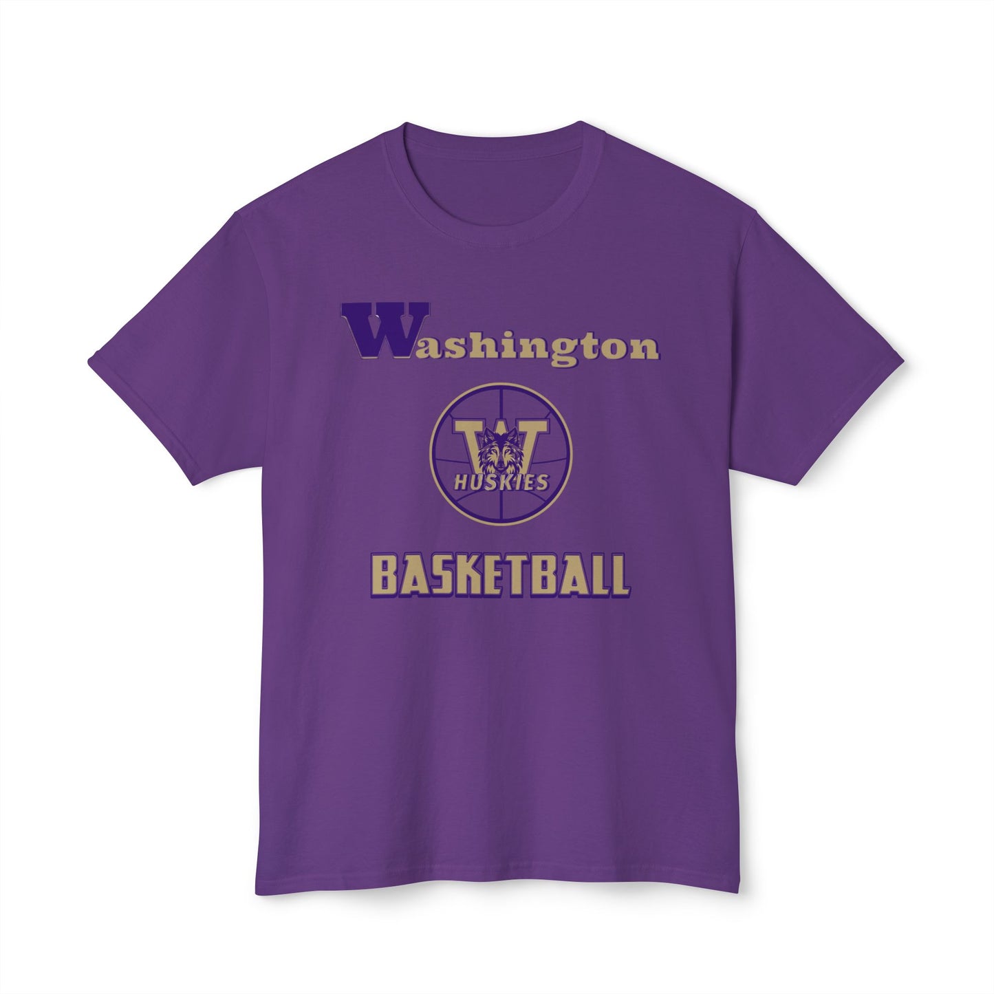 Washington Basketball Vintage Tee – Unisex HD Cotton Shirt | Game Day Apparel | Gift for Fans & Athletes