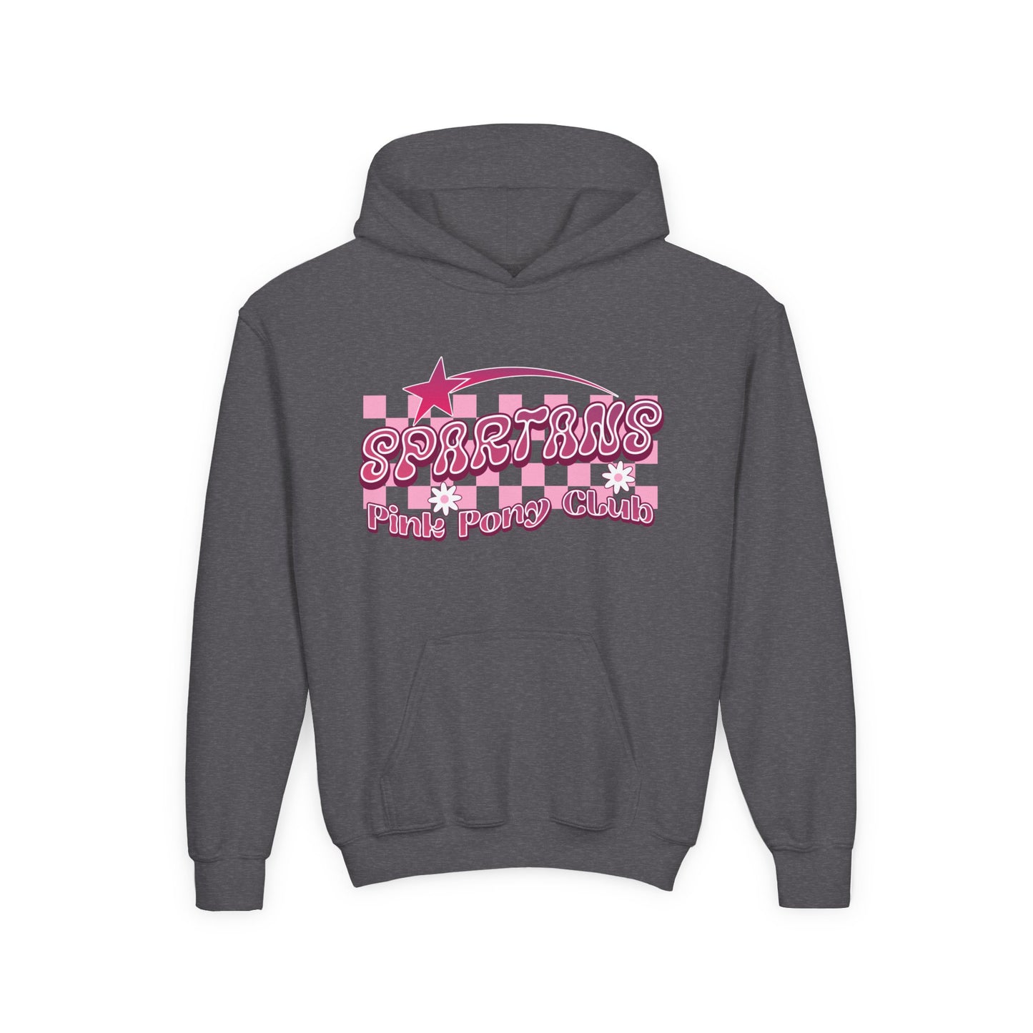 Spartans Pink Pony Club Youth Hoodie