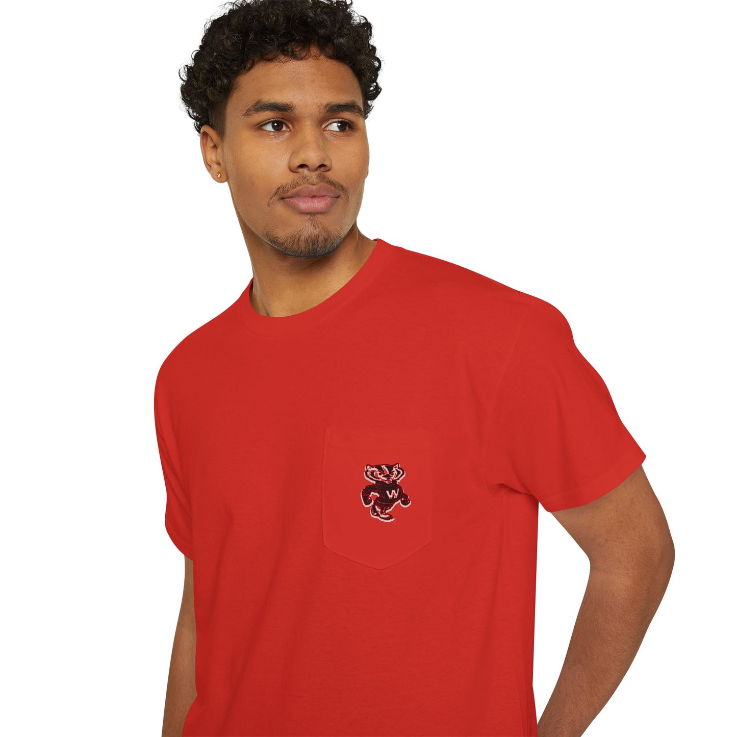 Wisconsin Pocket Tee – Red Stag Edition
