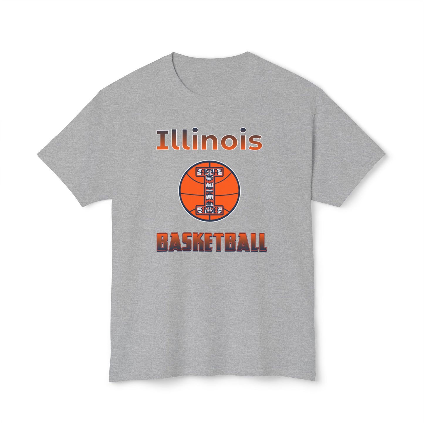 Illinois Basketball Vintage Tee – Unisex HD Cotton Shirt | Game Day Apparel | Gift for Fans & Athletes