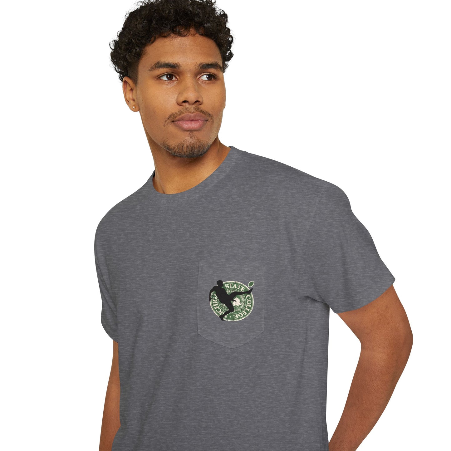 Michigan State Pocket Tee – Vintage Seal Edition