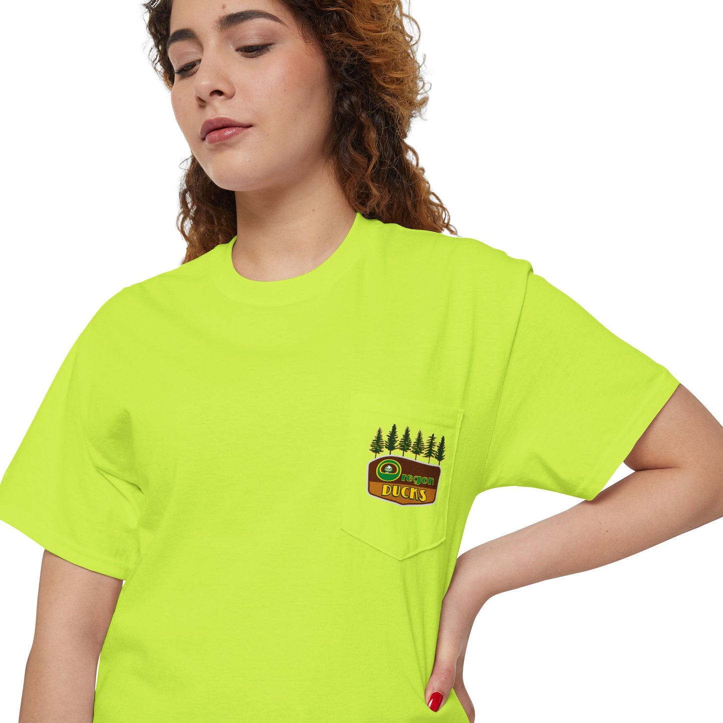 Oregon Ducks Pocket Tee – Forest Line Edition