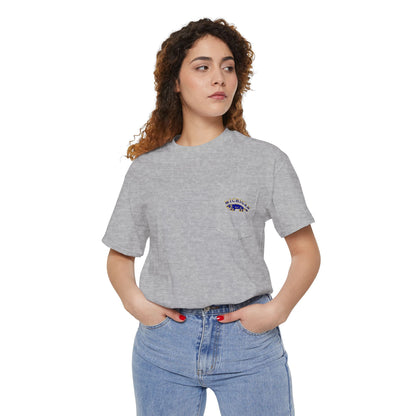 Michigan Pocket Tee – Blue Gridiron Grit Edition
