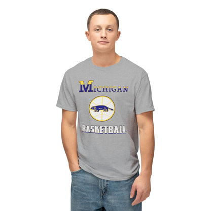 Michigan Basketball Vintage Tee – Unisex HD Cotton Shirt | Game Day Apparel | Gift for Fans & Athletes